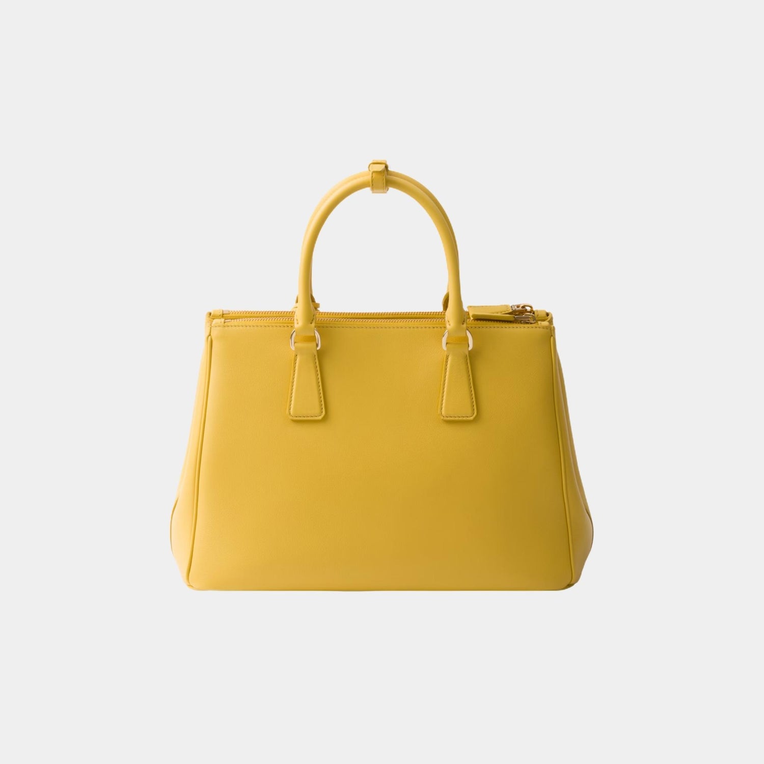 Prada Large Galleria Saffiano Leather Bag, Sunny Yellow, Back