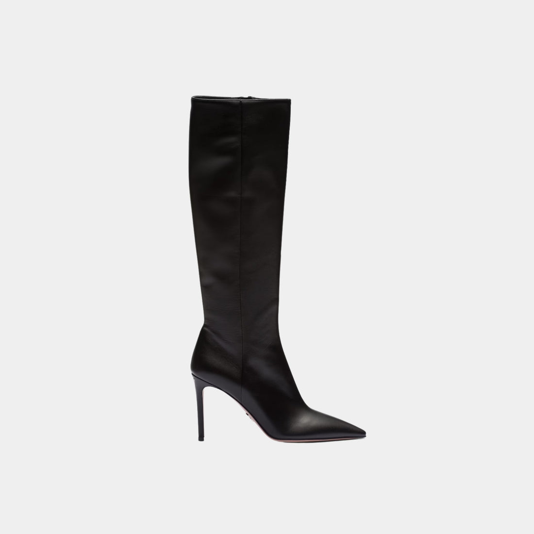 Prada Nappa Leather Knee High Boots, Side