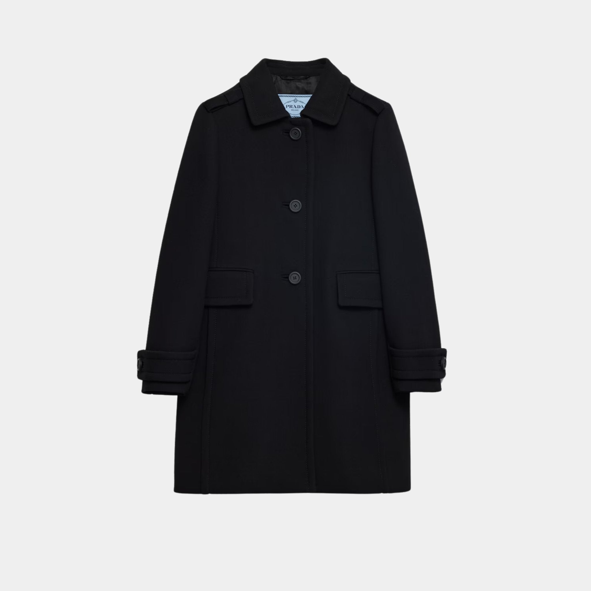 Prada Natté Peacoat, Front