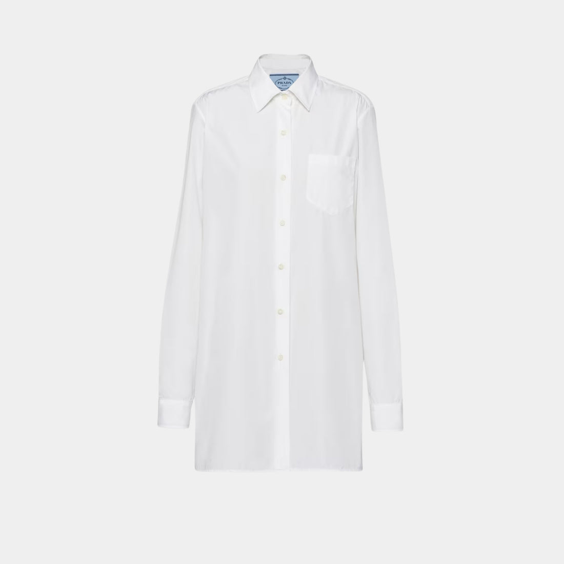 Prada Poplin Mini Shirtdress, Front