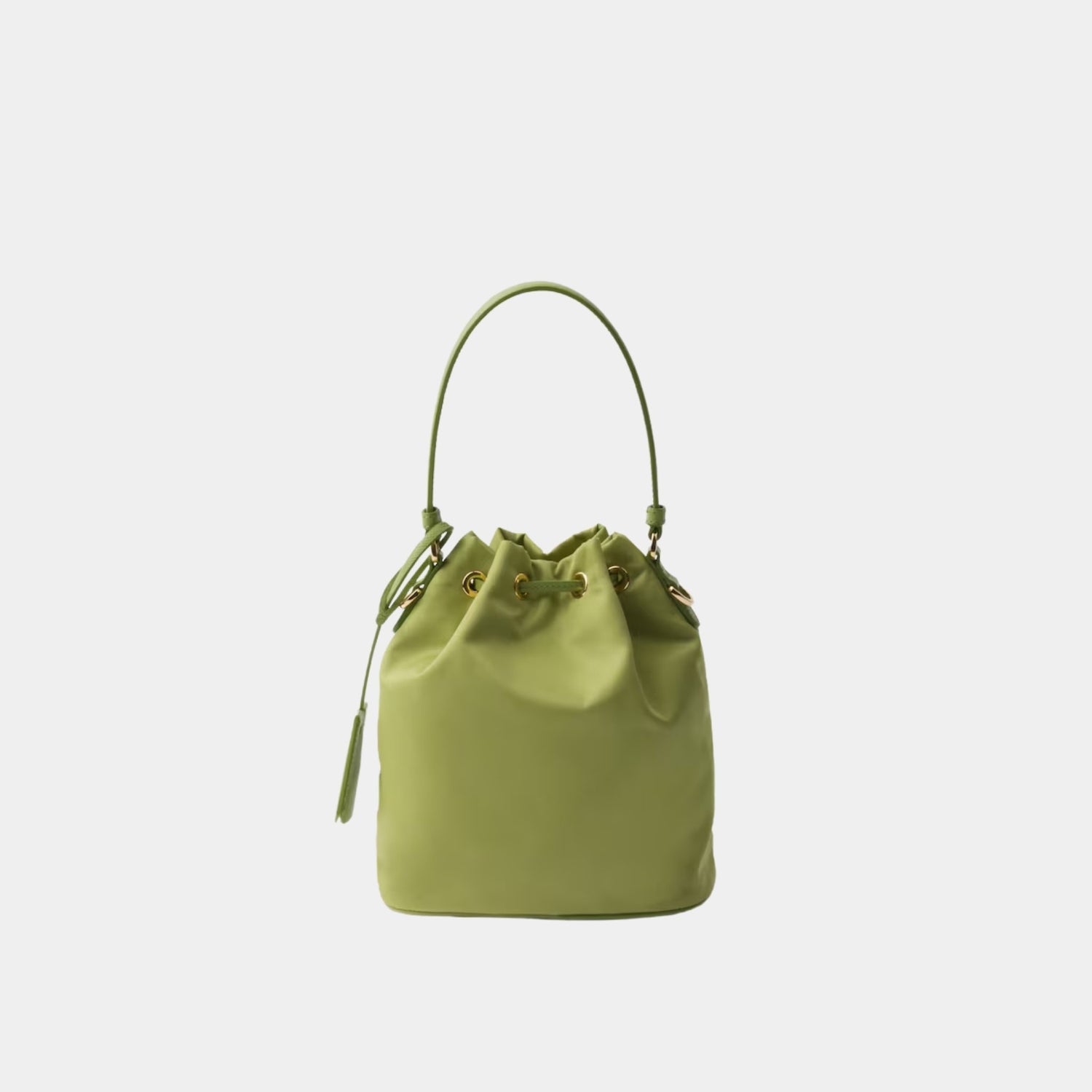 Prada Re-Edition 1978 Re-Nylon Mini Bag With Extra Ring, Lawn Green, Back