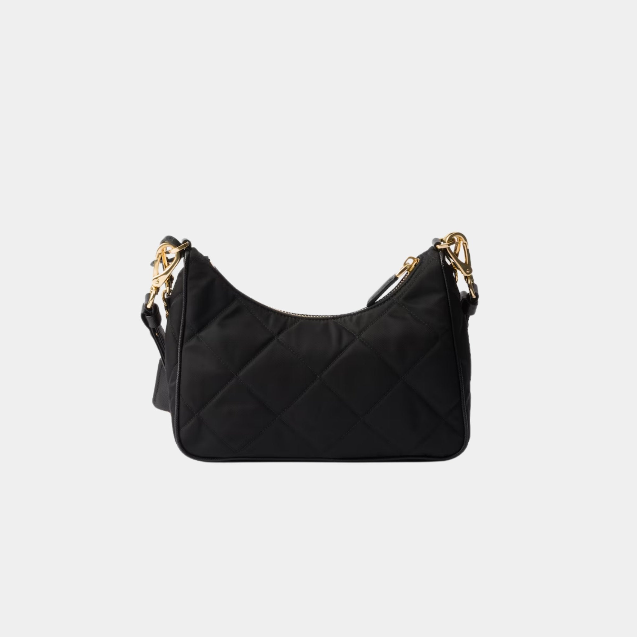 Prada Re-Edition 1995 Chaine Re-Nylon Mini Bag, Black, Back