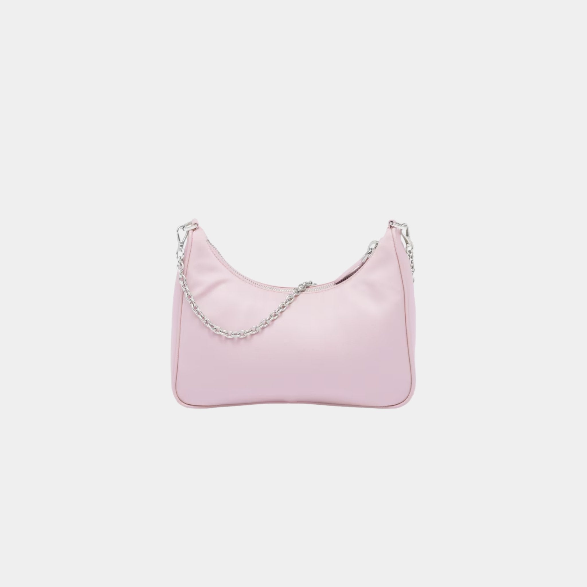 Prada Re-Edition 2005 Re-Nylon Bag, Alabaster Pink, Back