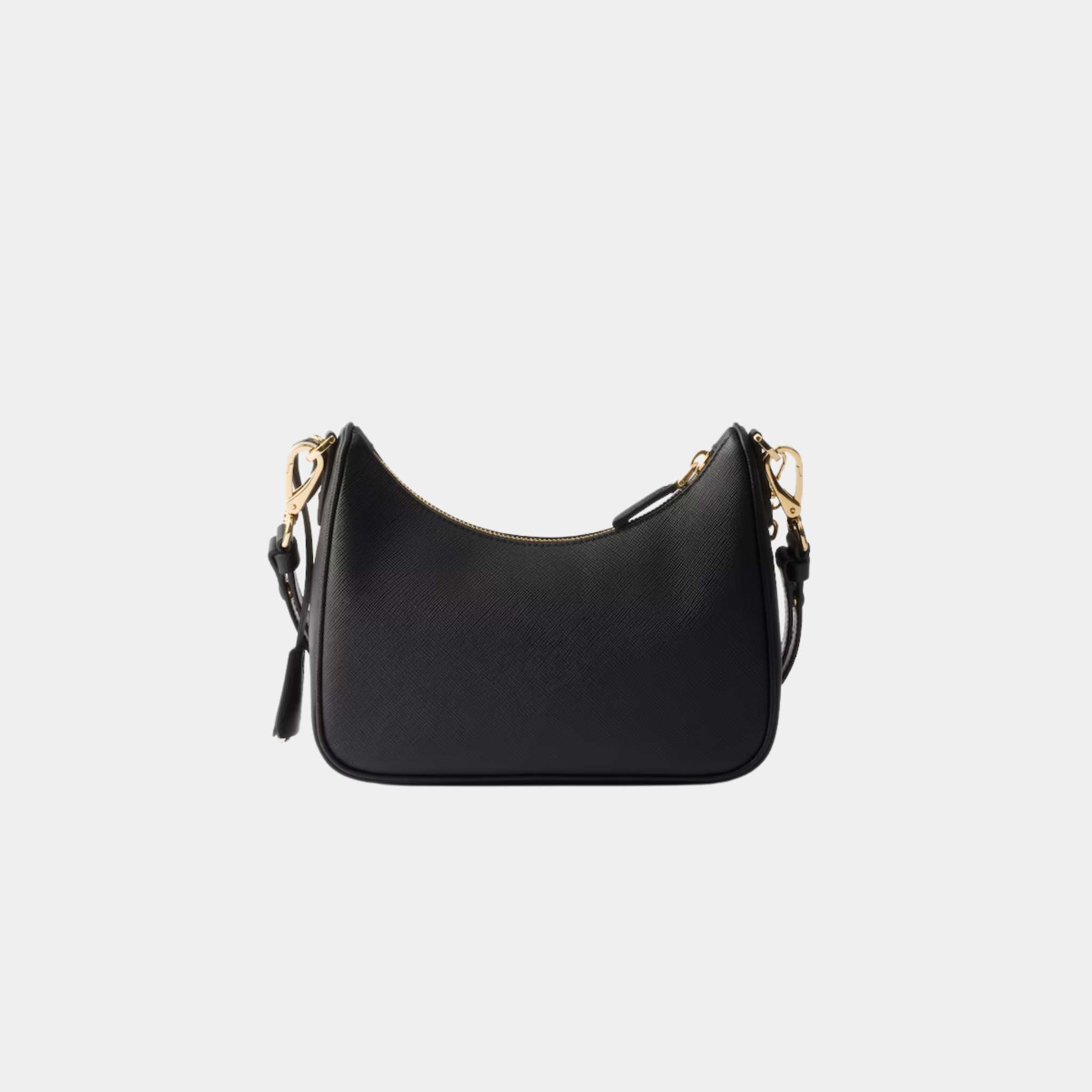 Prada Re-Edition Saffiano Leather Mini Bag, Black, Back