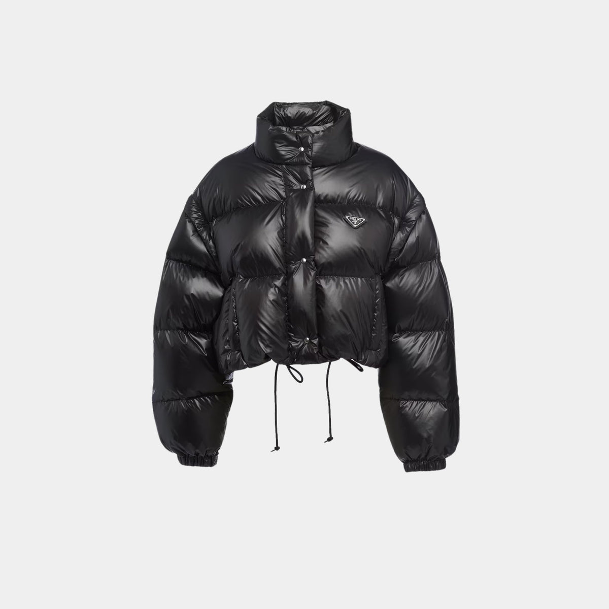 Re-Nylon Cropped Convertible Down Jacket
