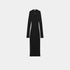 Prada Ribbed Knit Jersey Long Sleeved Dress, Front