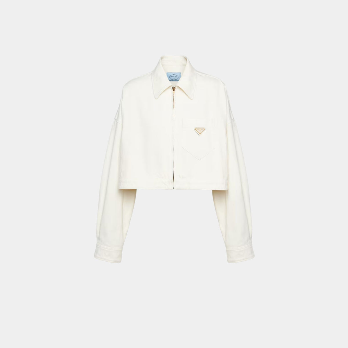 جاكيت Blouson من دنيم أبيض