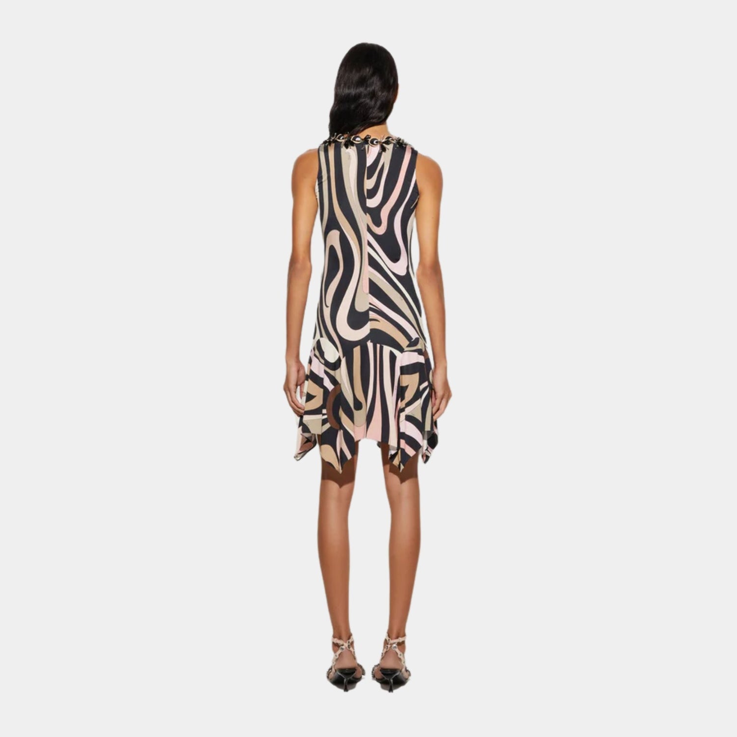 Pucci Marmo Embroidered Mini Dress, Model
