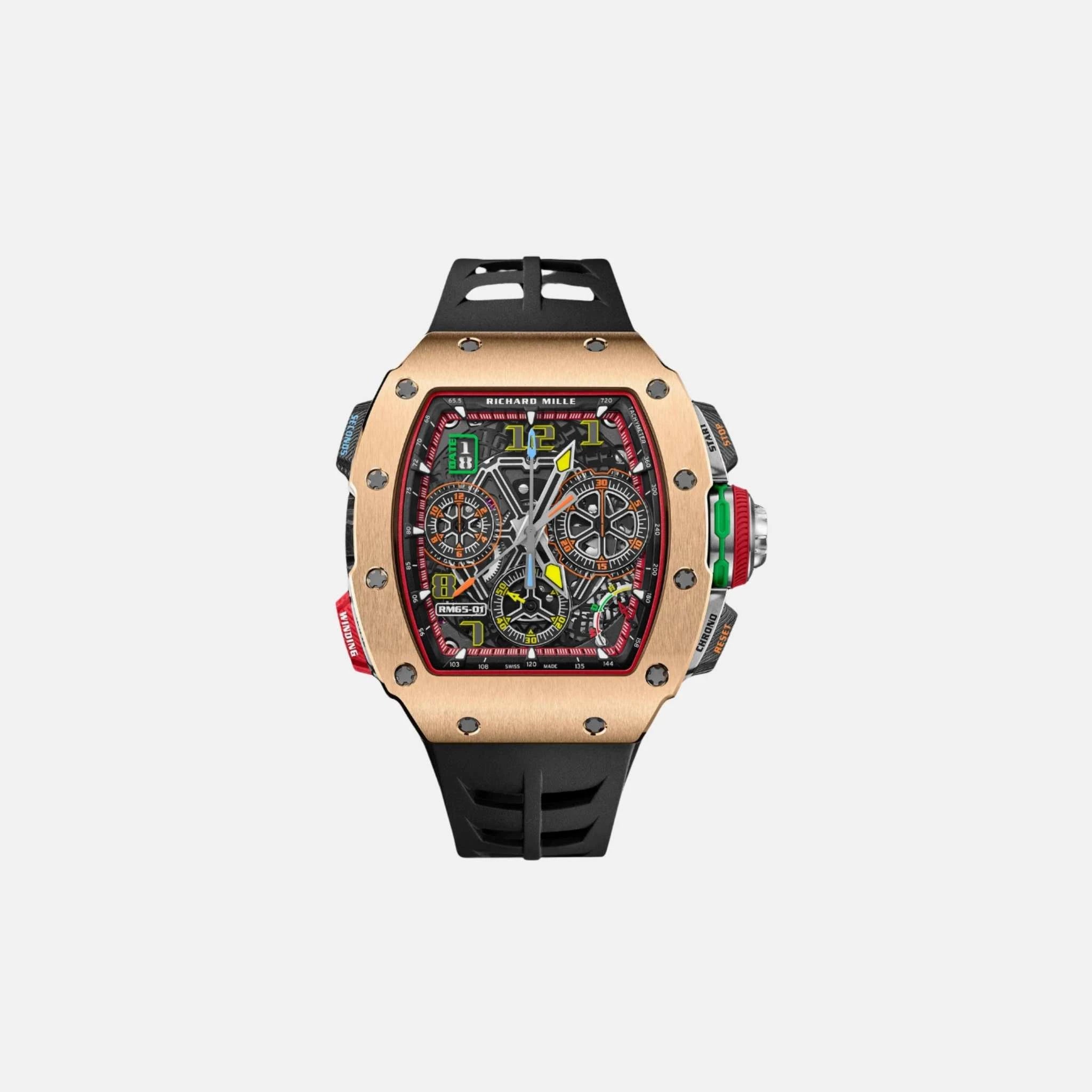 Richard Mille RM 65-01 Rose Gold Split Seconds Chronograph