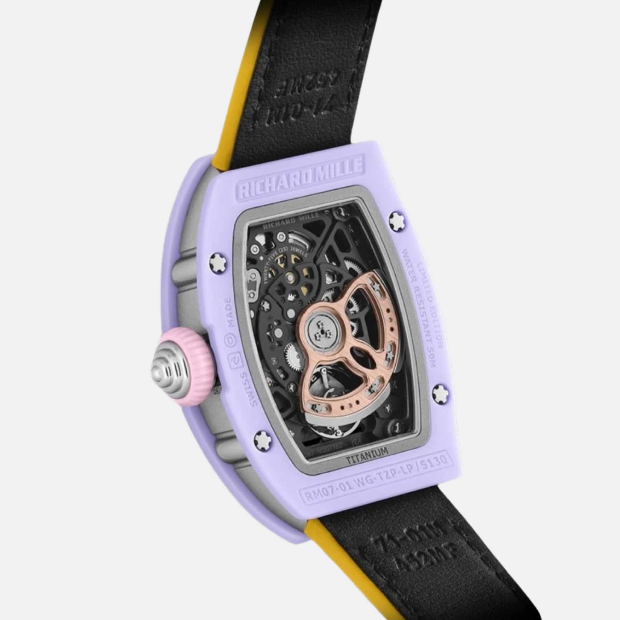 Richard Mille RM07-01 Automatic Winding Coloured Ceramics, Back