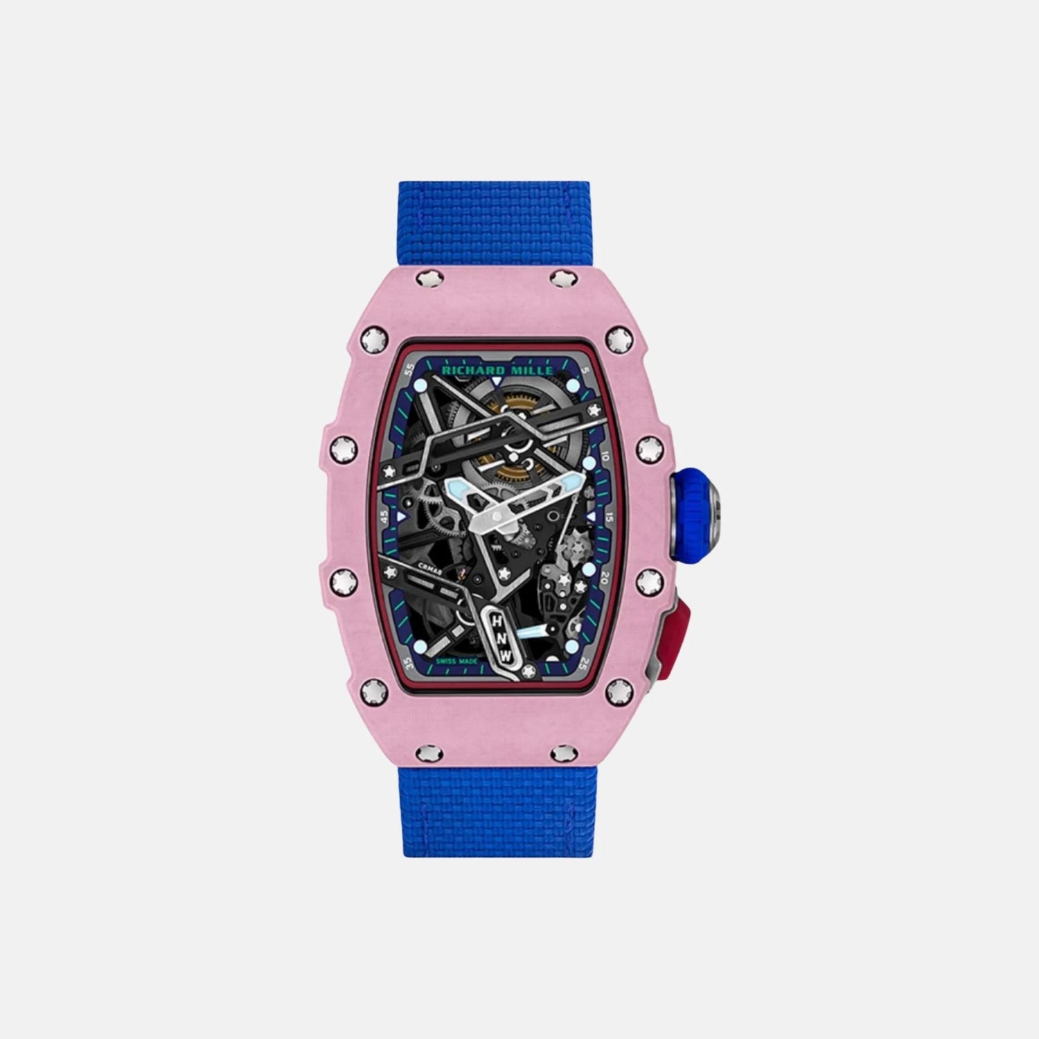 Richard Mille RM07-04 Yuliya Levchenko Blue and Pink, Front