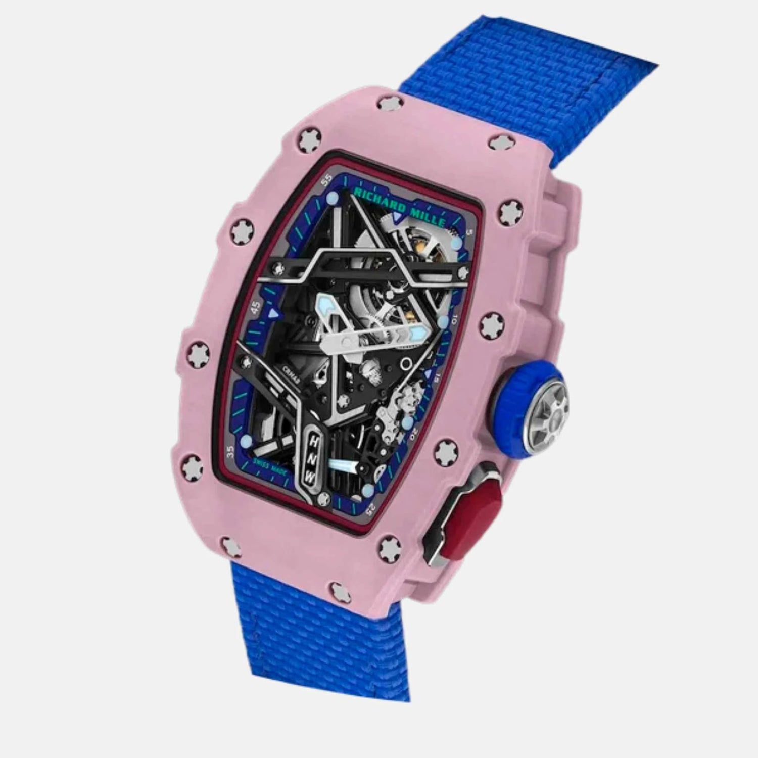 Richard Mille RM07-04 Yuliya Levchenko Blue and Pink, Side