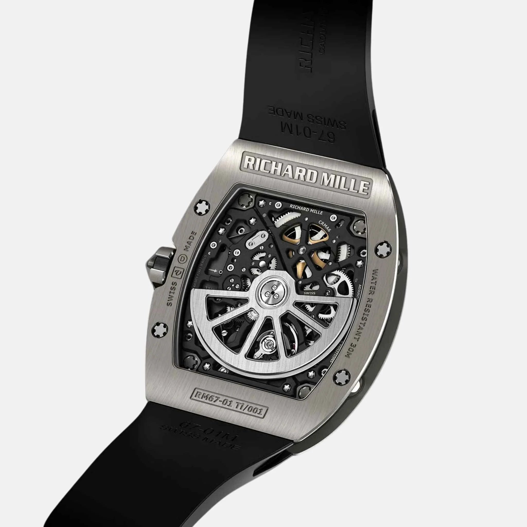 Richard Mille RM67-01 TI Extra Flat Automatic Black Dial, Back