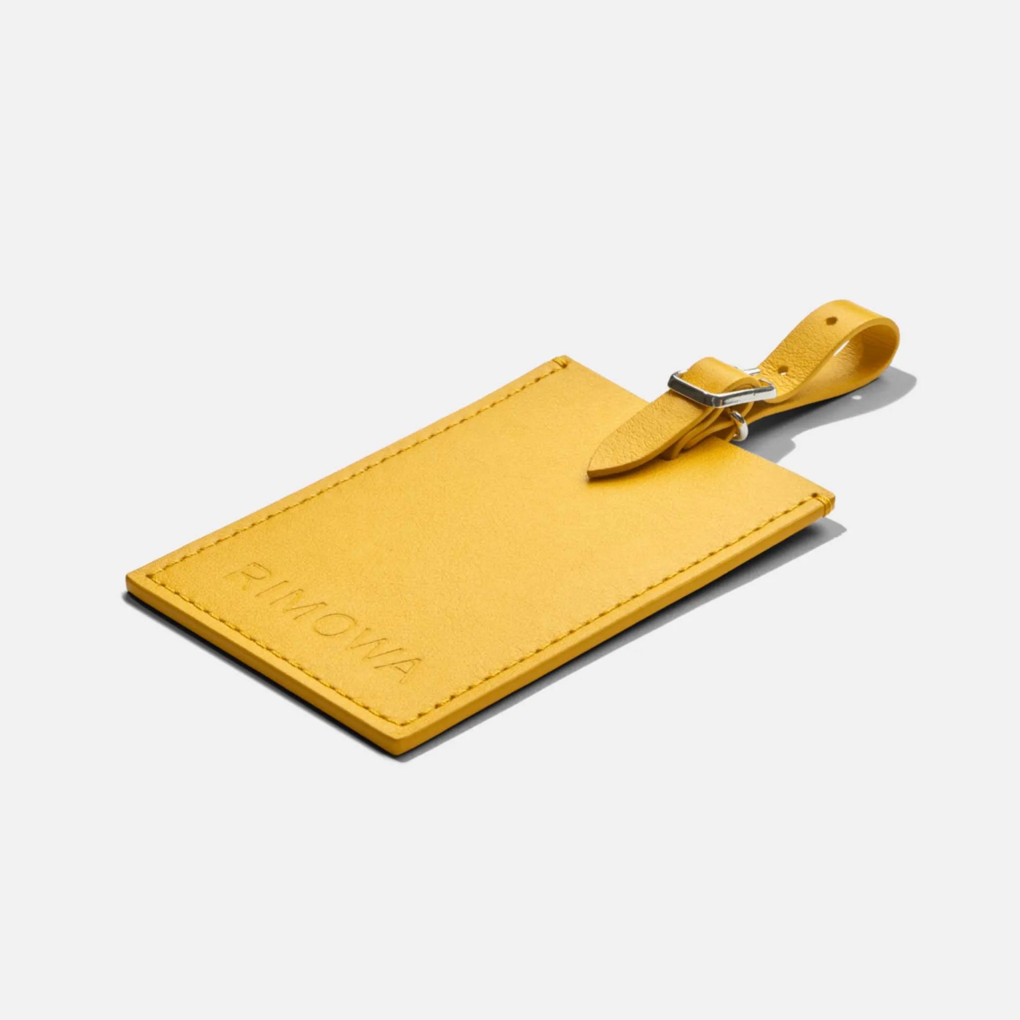 Rimowa Luggage Tag, yellow, front