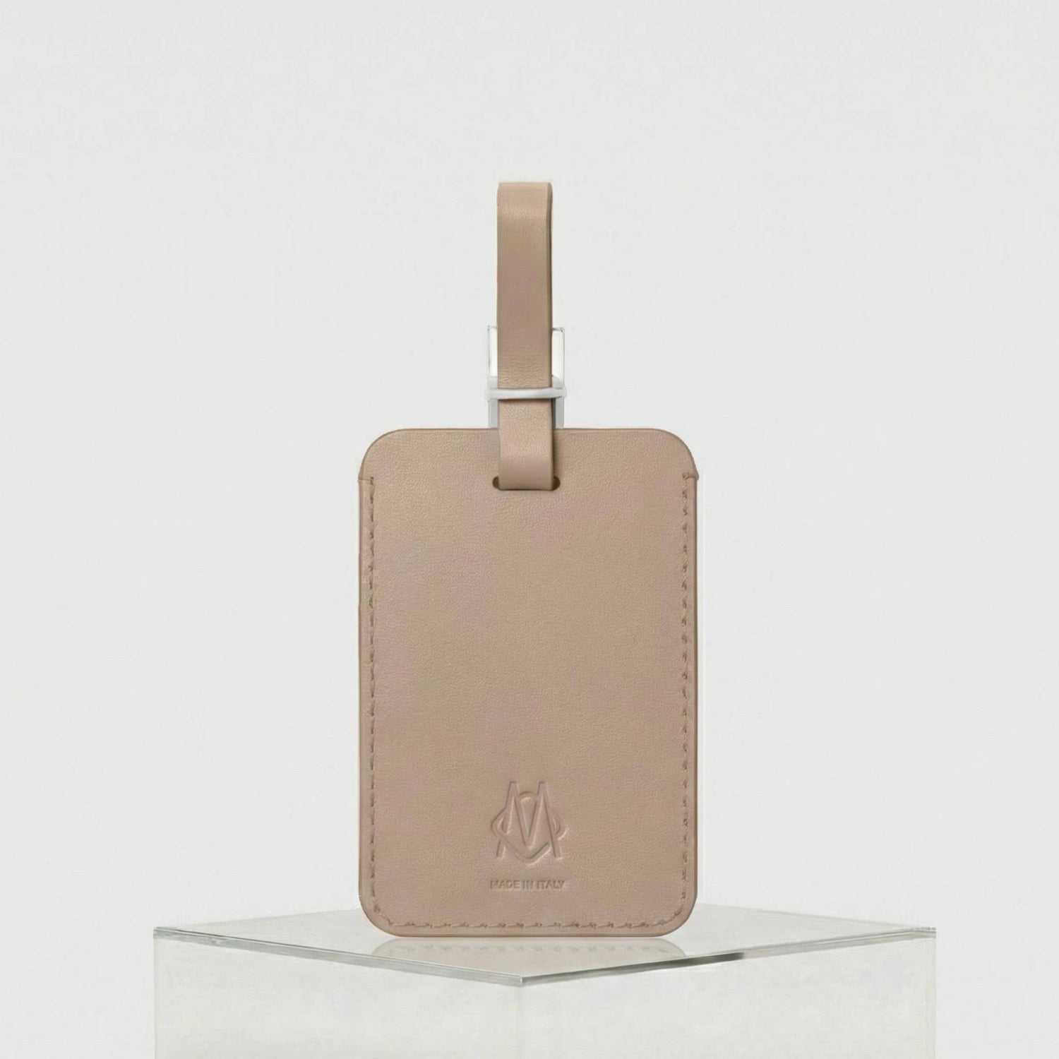 Rimowa Address Holder, Taupe Beige, Back Studio