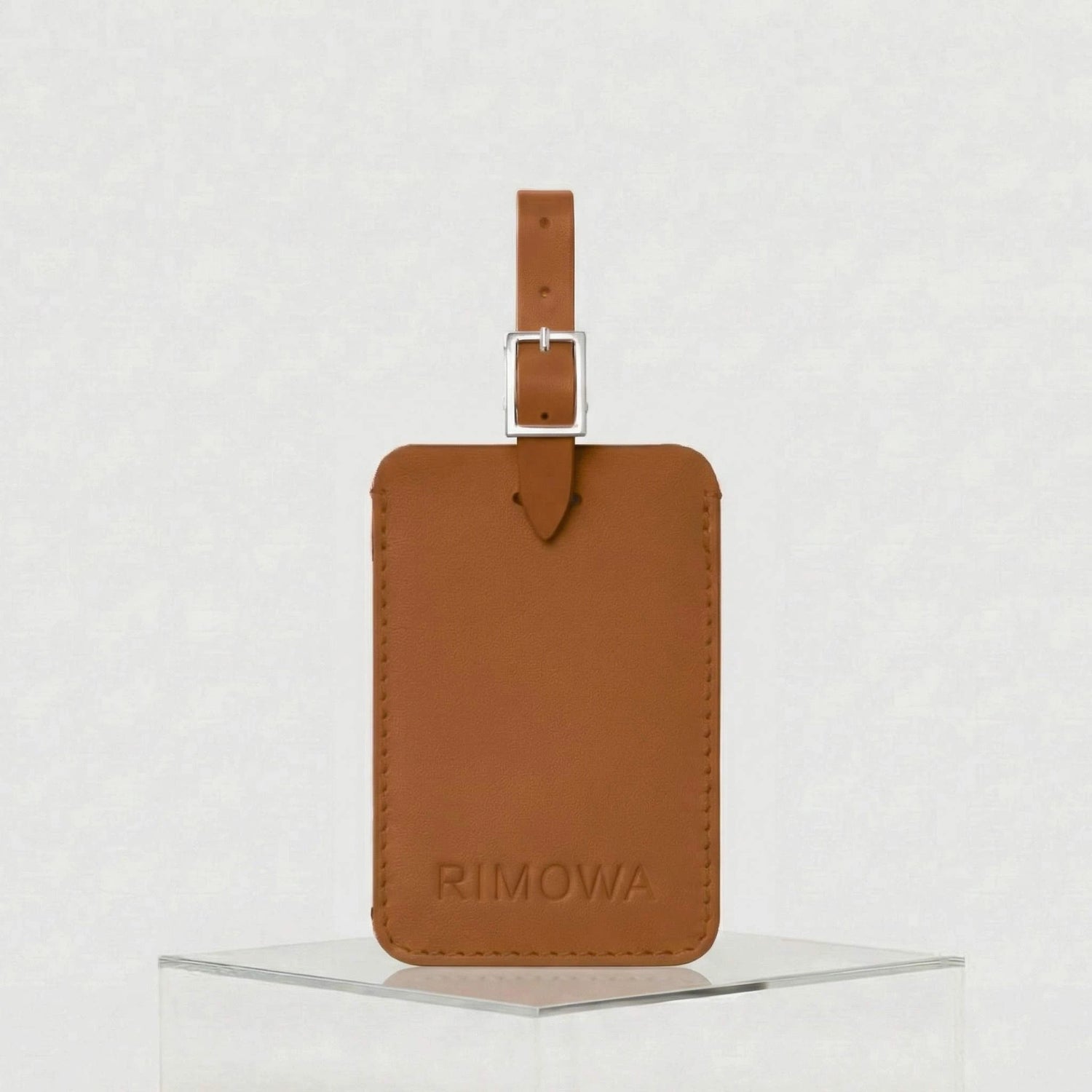 Rimowa Address Holder, Cognac, Front Studio