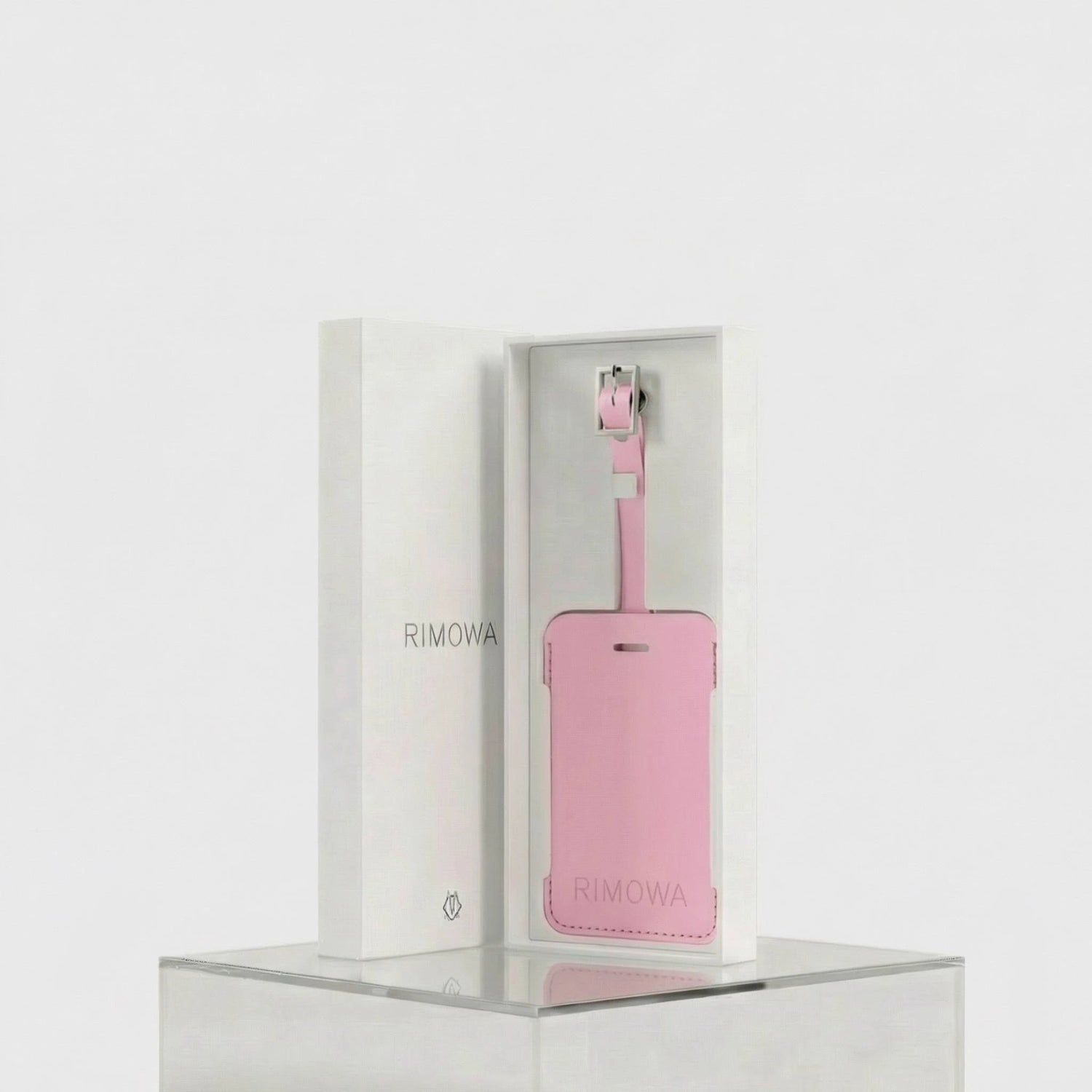 Rimowa Address Holder, Rose Pink, Full Studio