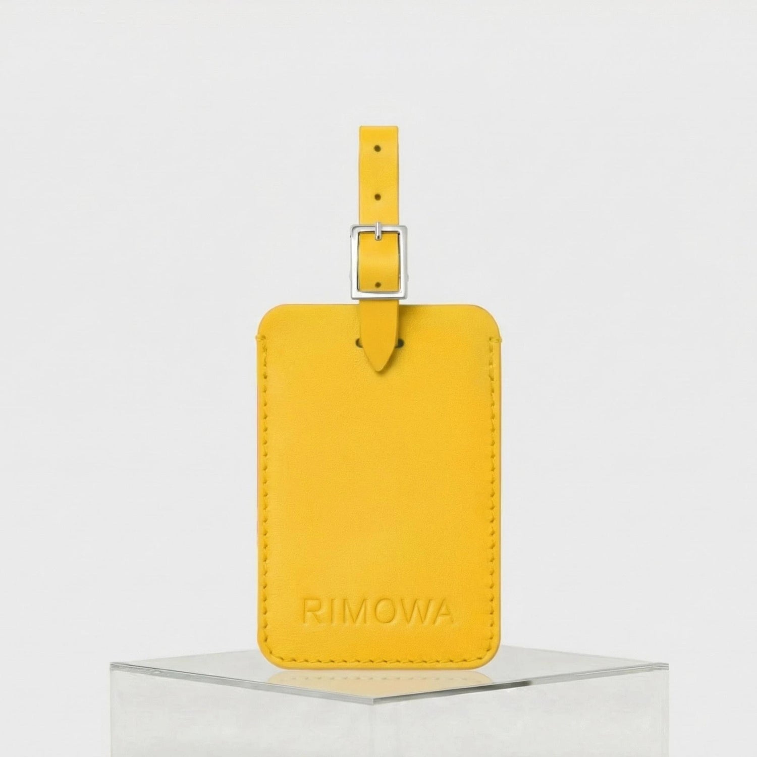 Rimowa Address Holder, Sunflower Yellow Front Studio