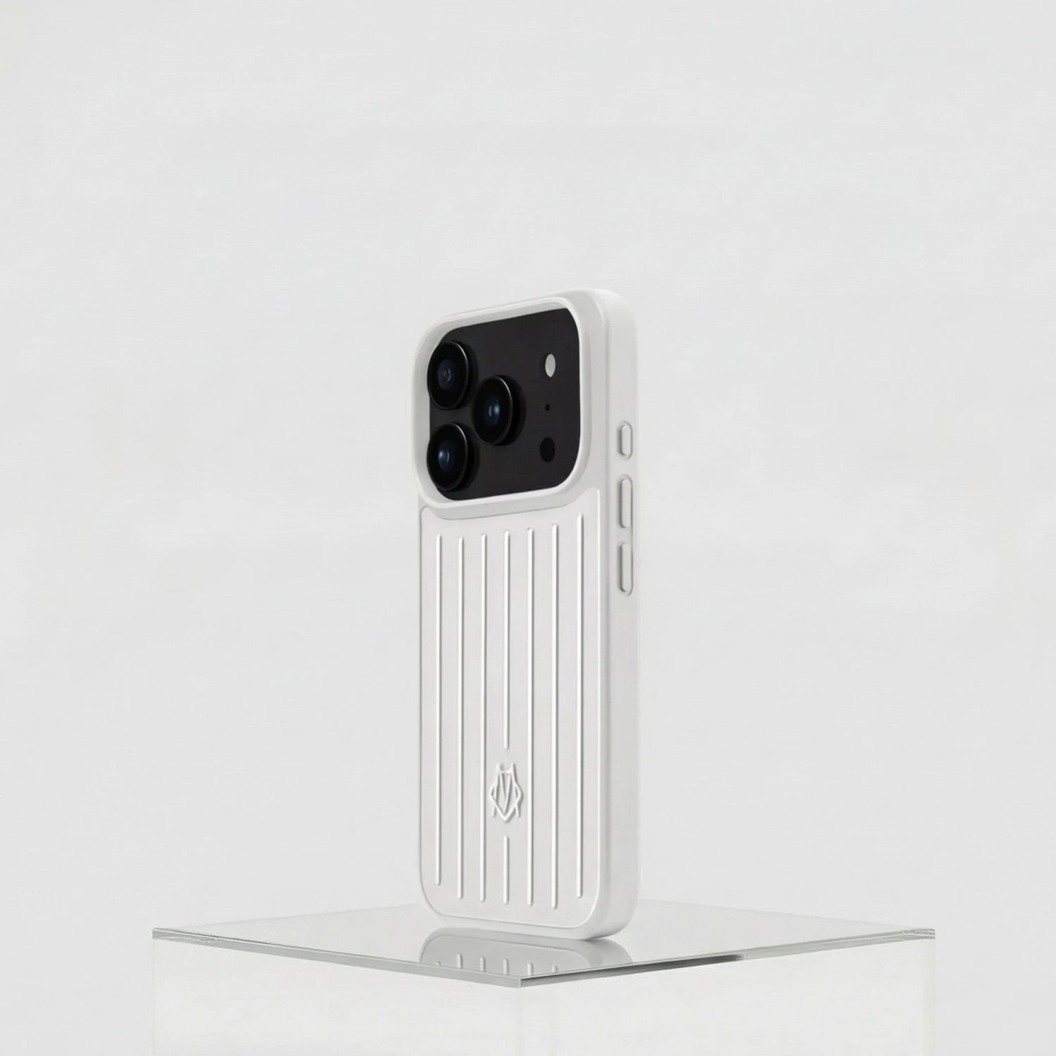 Rimowa Aluminum Case iphone 17 Pro Max, Silver, Side