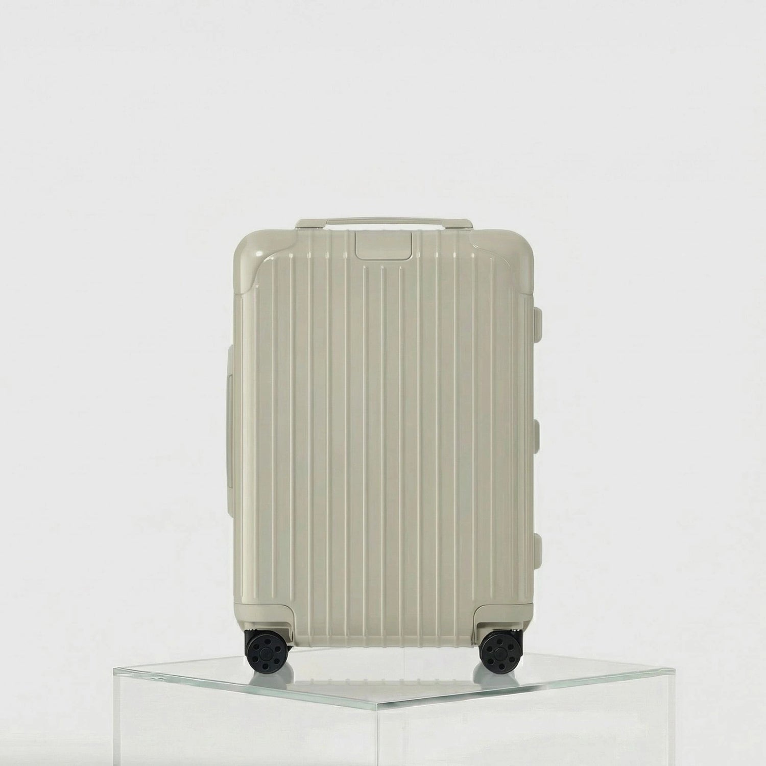 Rimowa Essential Cabin, Gloss Clay Beige, Studio, Front