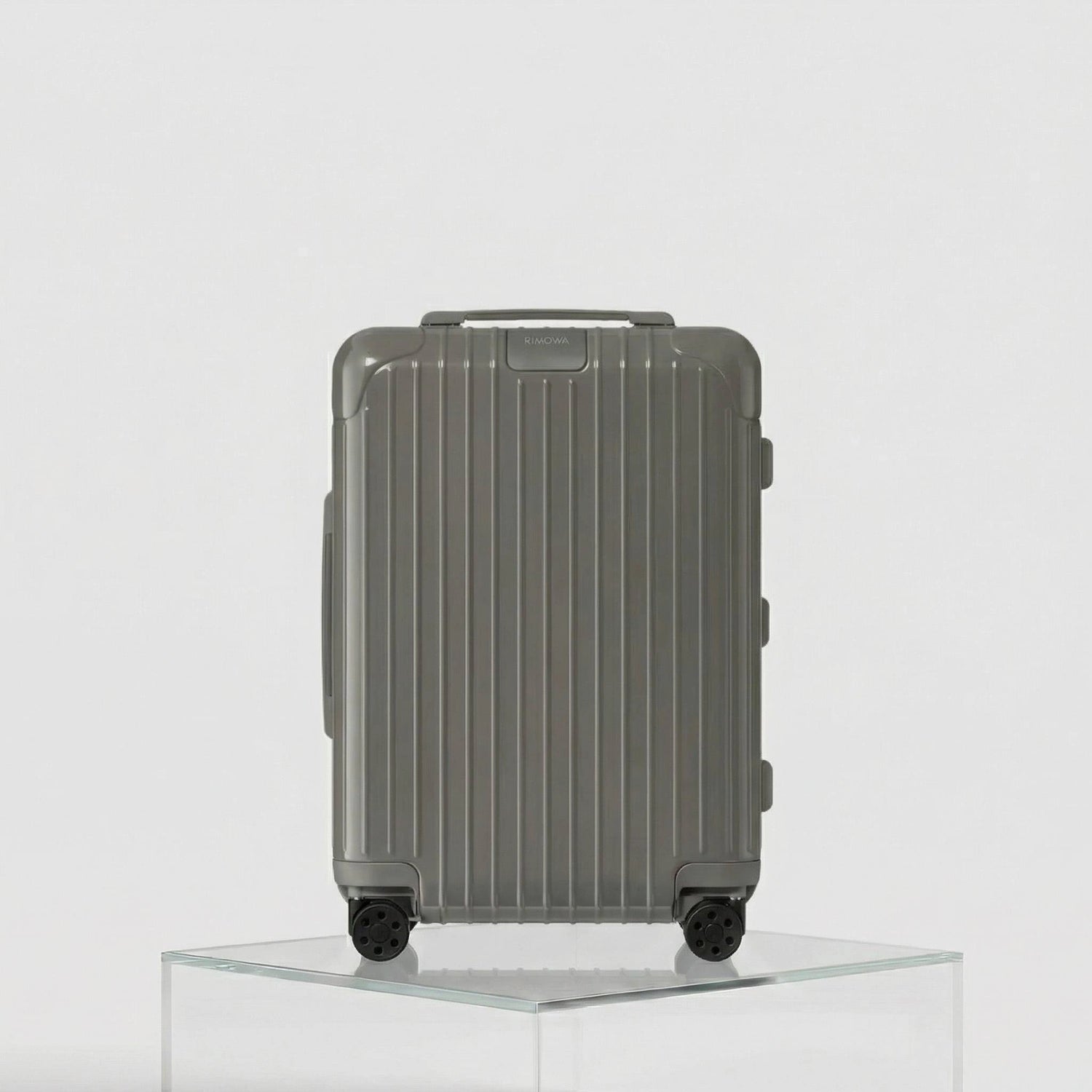 Rimowa Essential Cabin, Gloss Slate Grey, Studio, Front