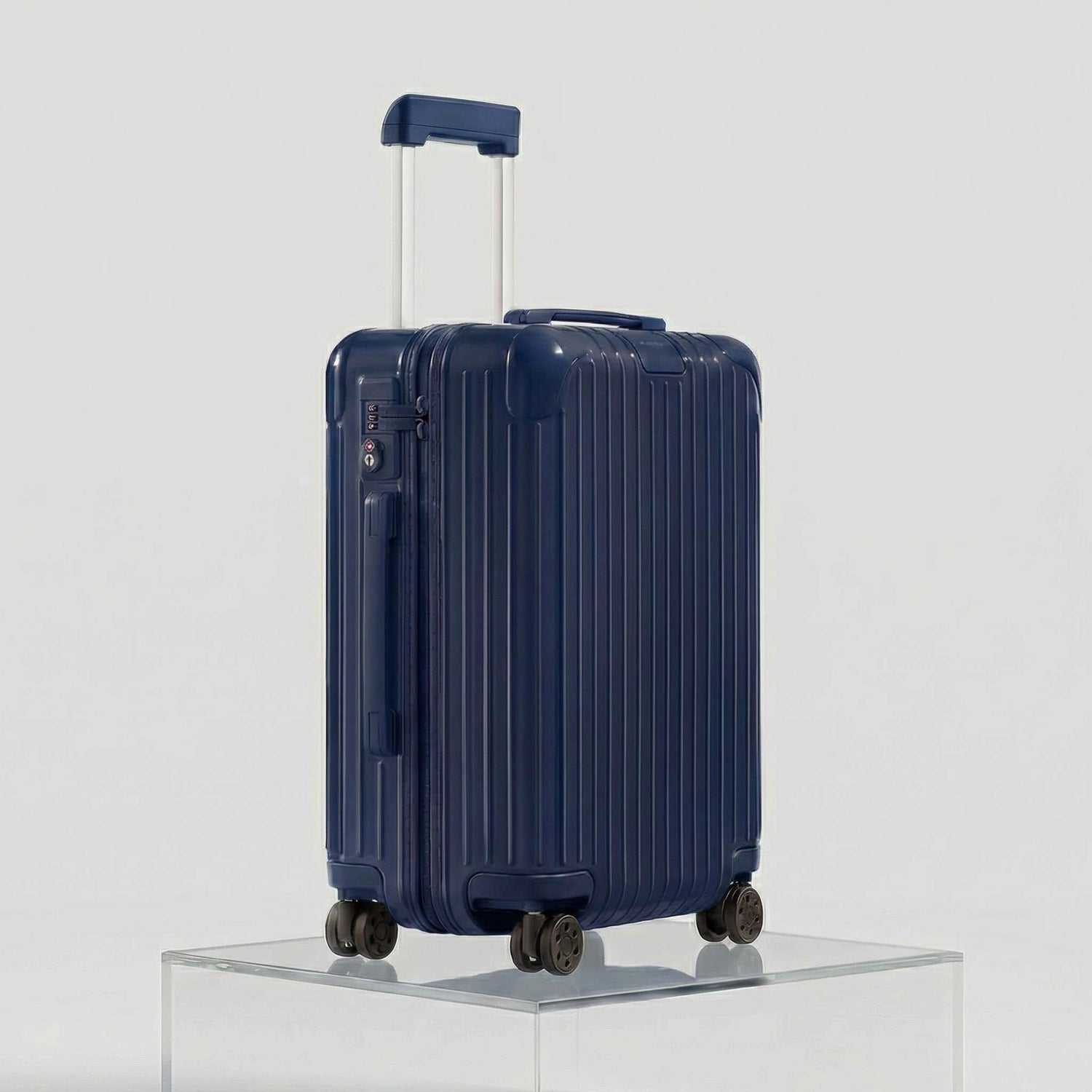 Rimowa Essential Cabin, Matte Blue, Studio, Side