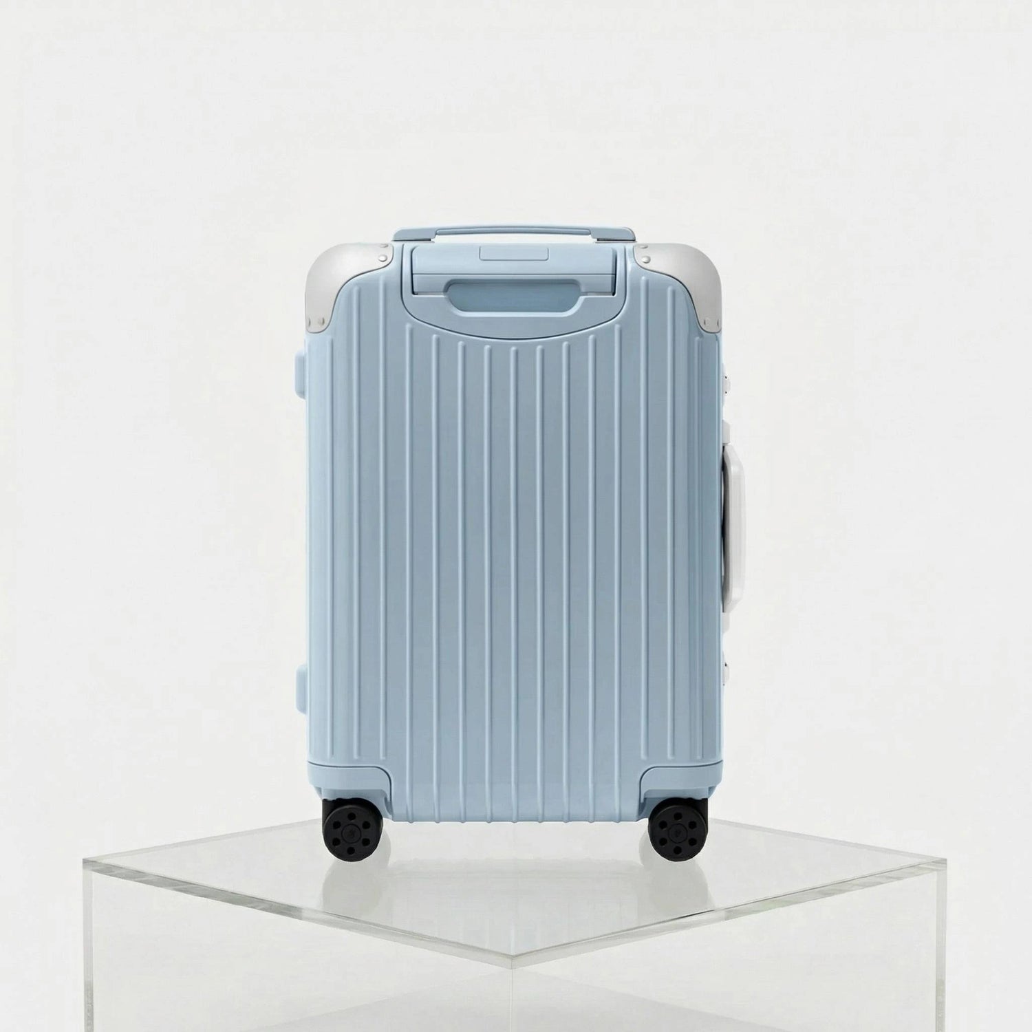 Rimowa Cabin Hybrid Gloss Sky Blue, Back, Studio