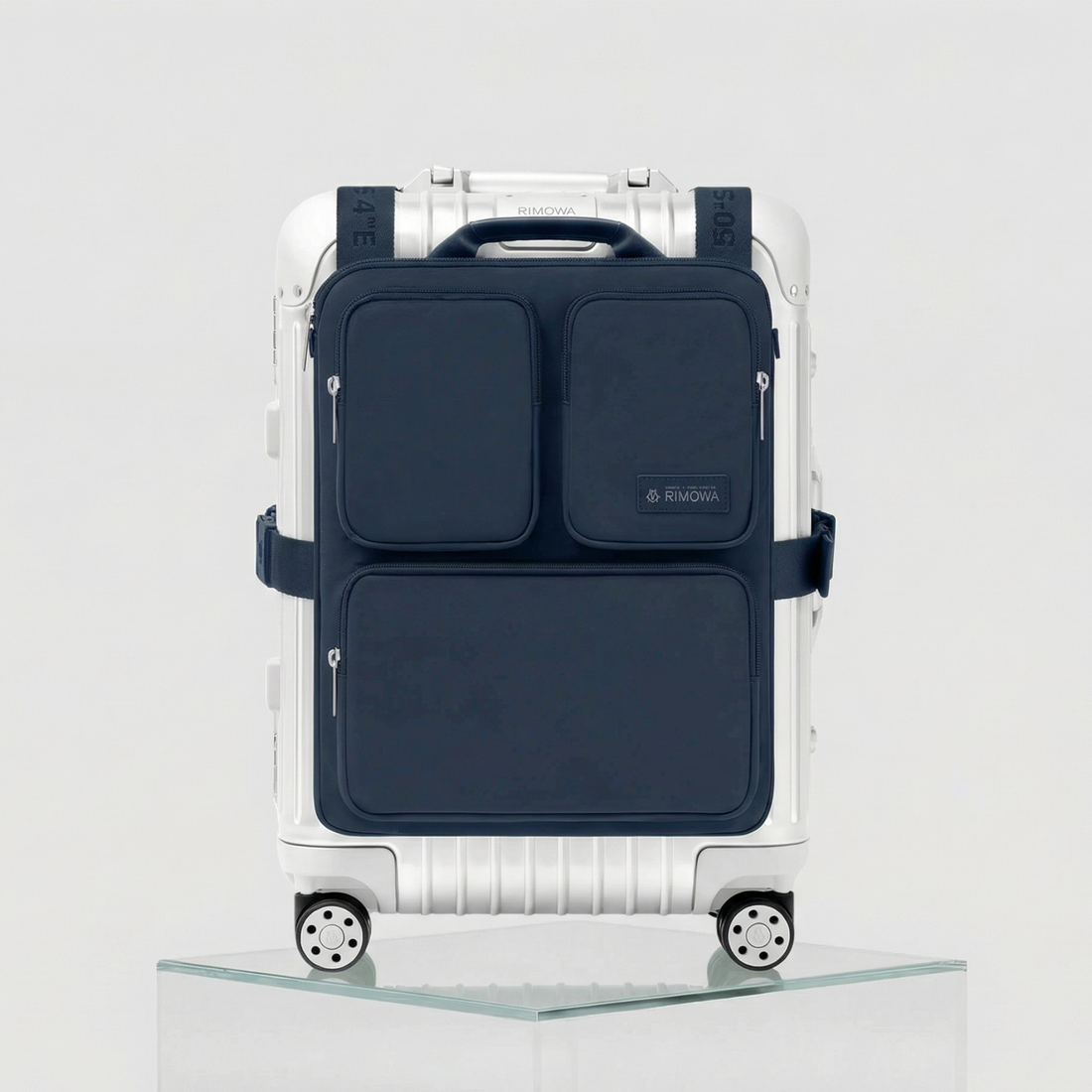 Rimowa Cabin Luggage Harness, Nautical Blue, Front