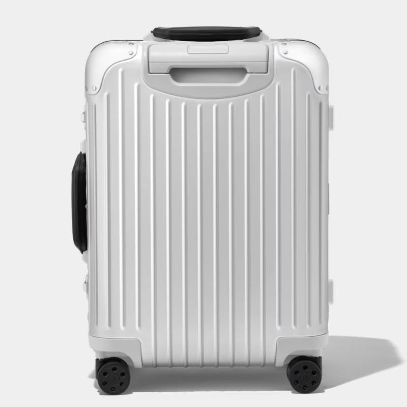 Rimowa Cabin Twist Original Collection, Silver and Black, Back View