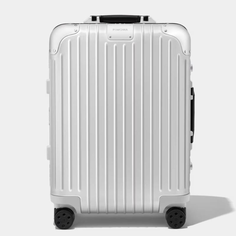 Rimowa Cabin Twist Original Collection, Silver and Black, Front View