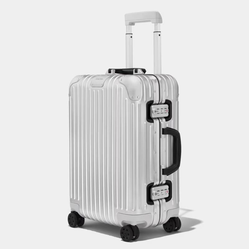 Rimowa Cabin Twist Original Collection, Silver and Black, Side View