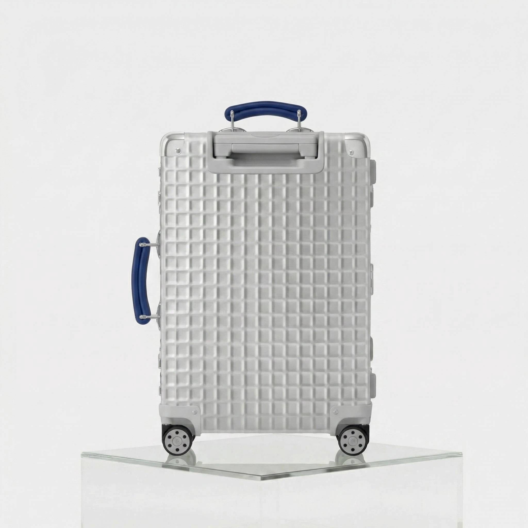 Rimowa Classic Aluminium Grid Cabin, Back