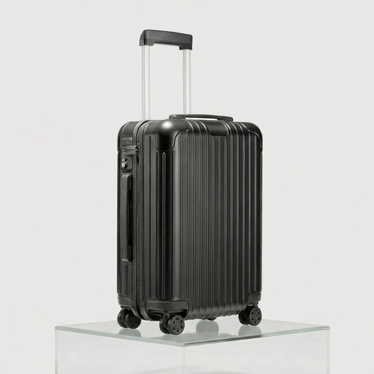 Rimowa Essential Cabin S, Matte Black, Side, Studio