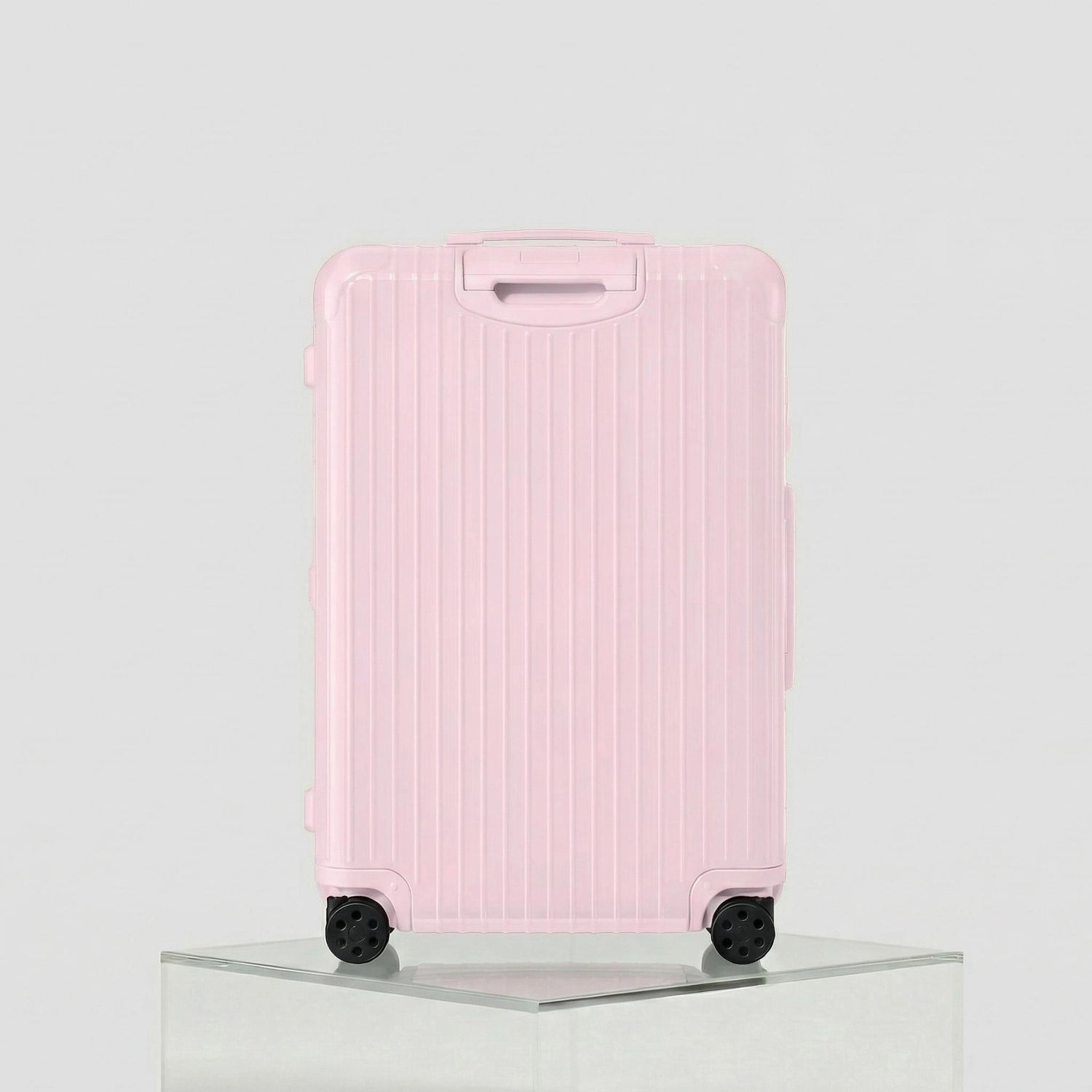 Rimowa Essential Check In L, Gloss Ballerina Pink, Studio, Back