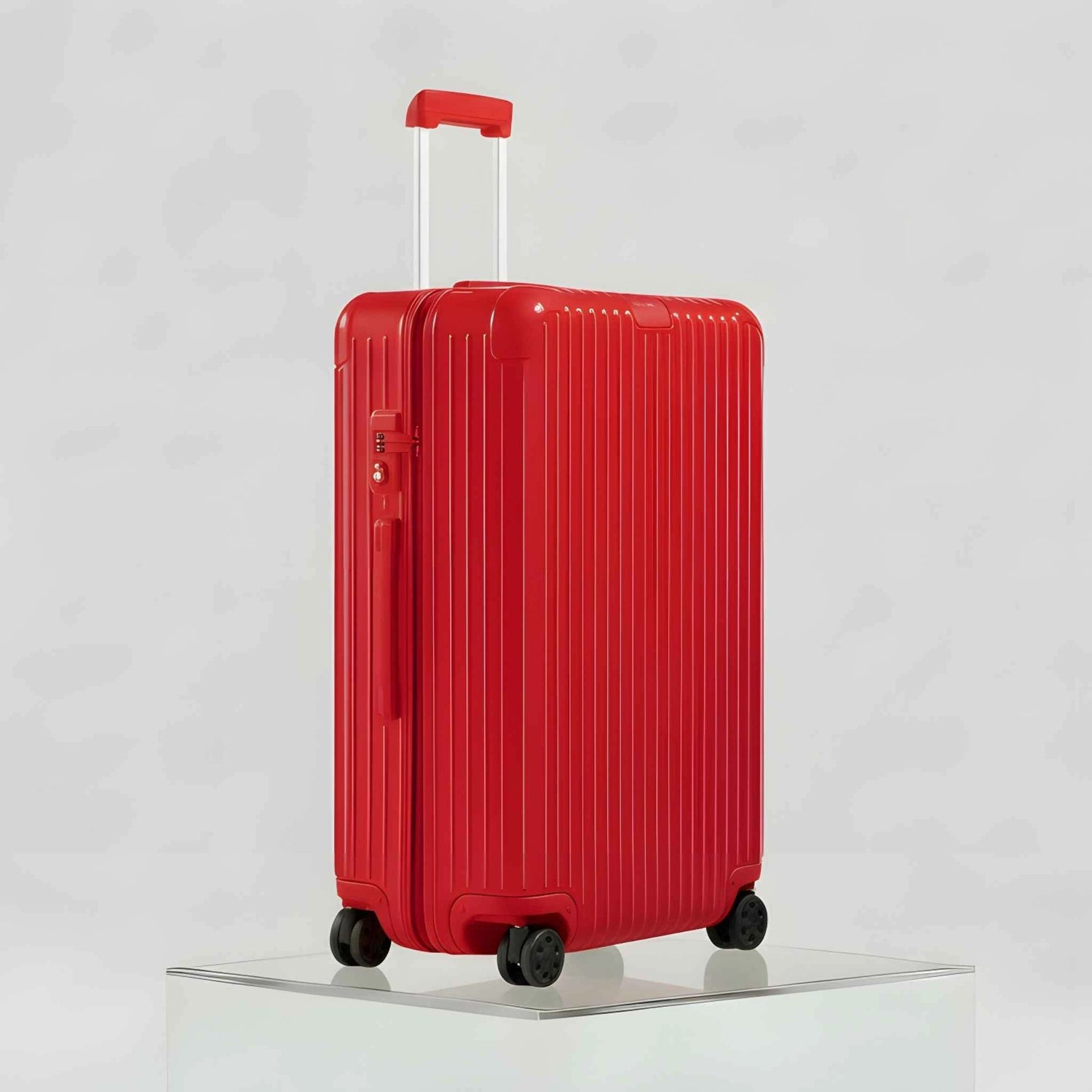 Rimowa Essential Check In L, Gloss Red, Side