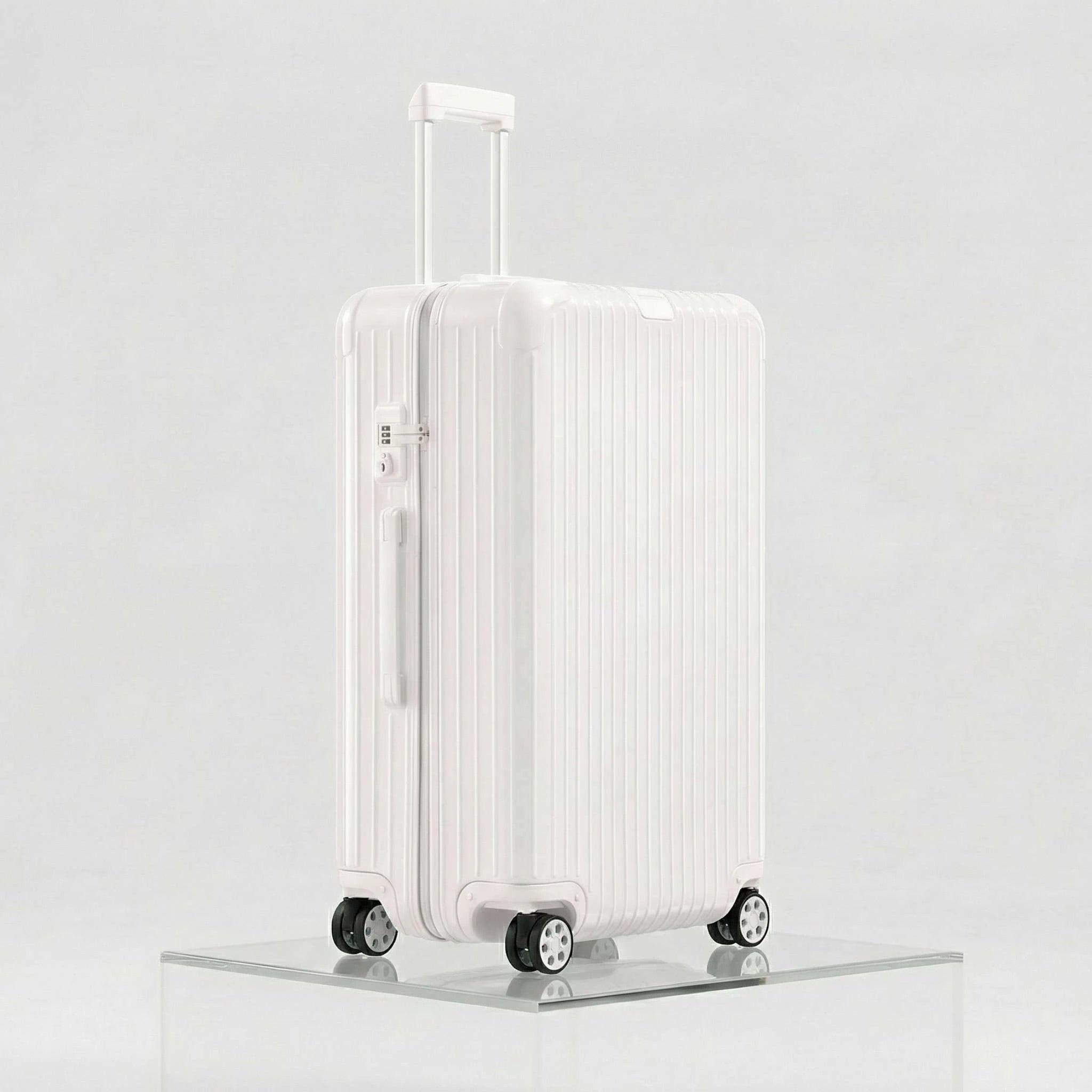 Rimowa Essential Check In L, Gloss White, Studio, Side