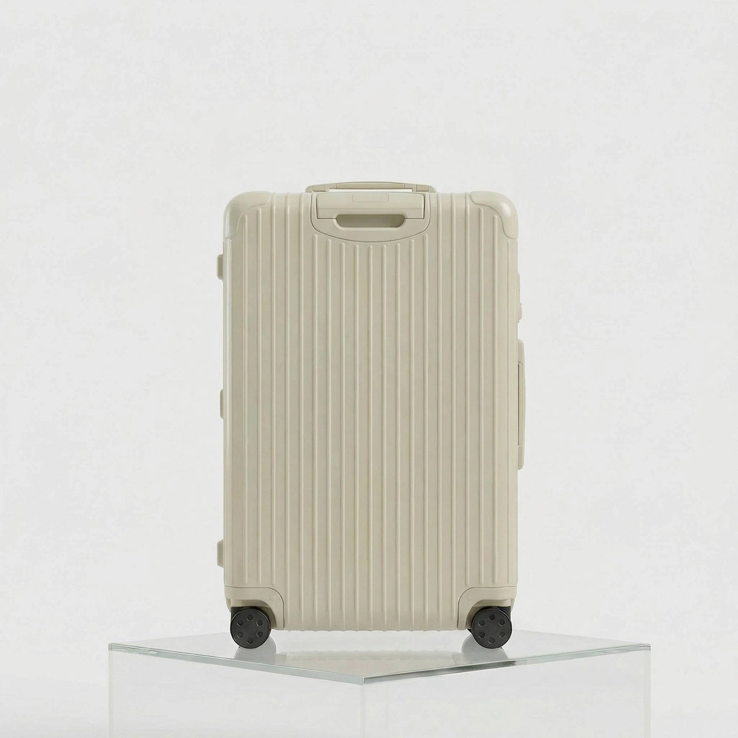 Rimowa Essential Check In L, Gloss Clay Beige, Studio, Back