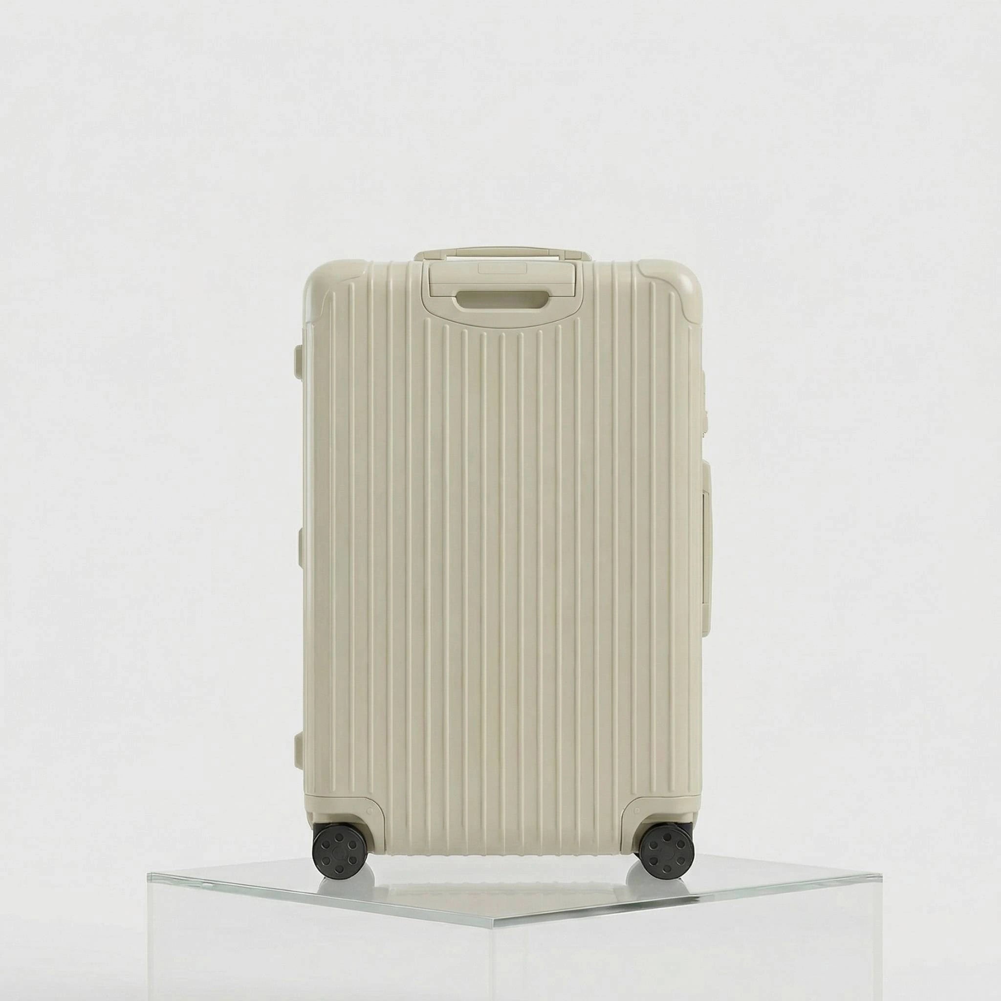 Rimowa Essential Check In L, Gloss Clay Beige, Studio, Back