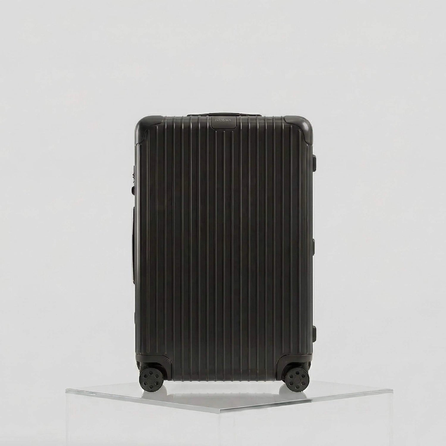 Rimowa Essential Check In L, Matte Black, Studio, Front