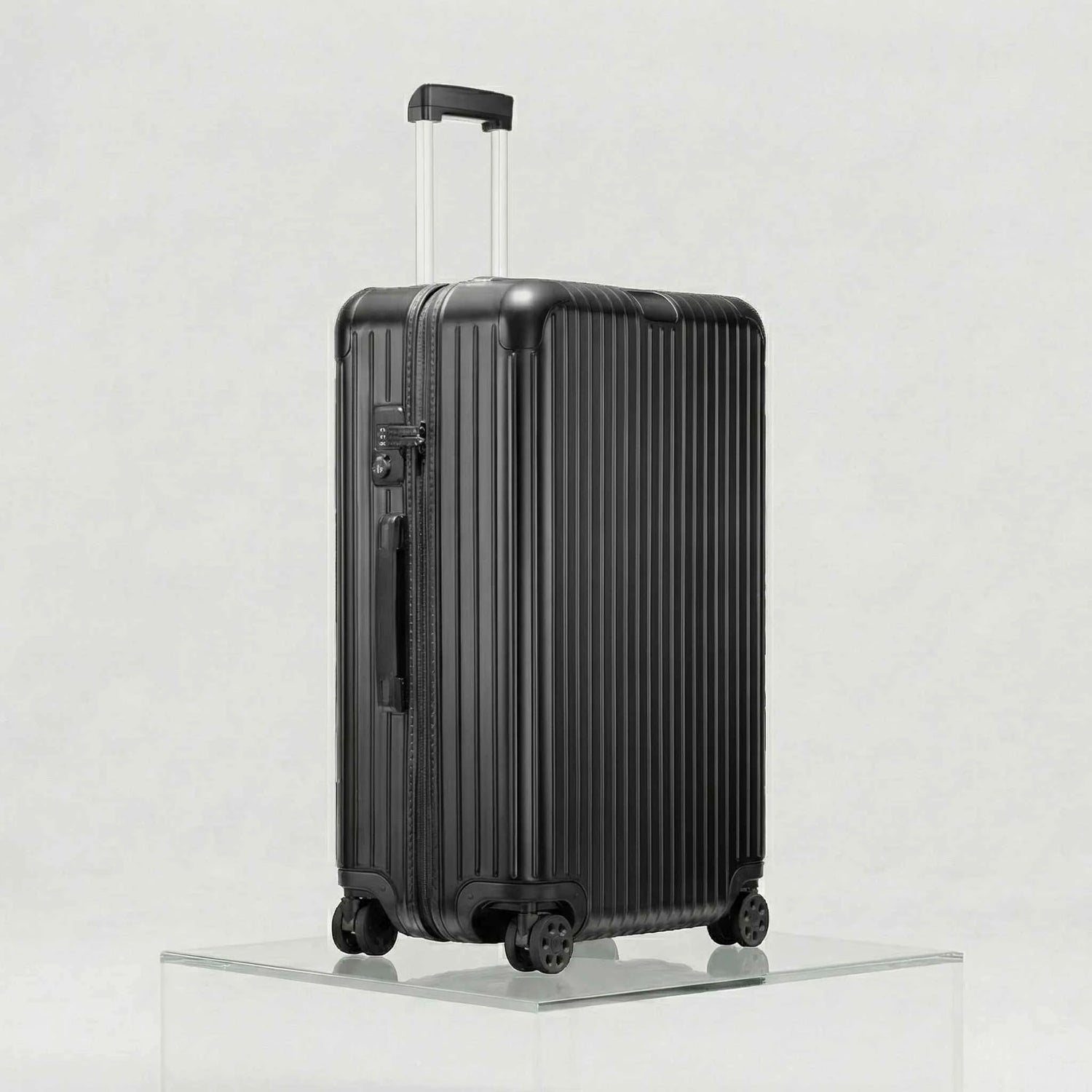 Rimowa Essential Check In L, Matte Black, Studio, Side