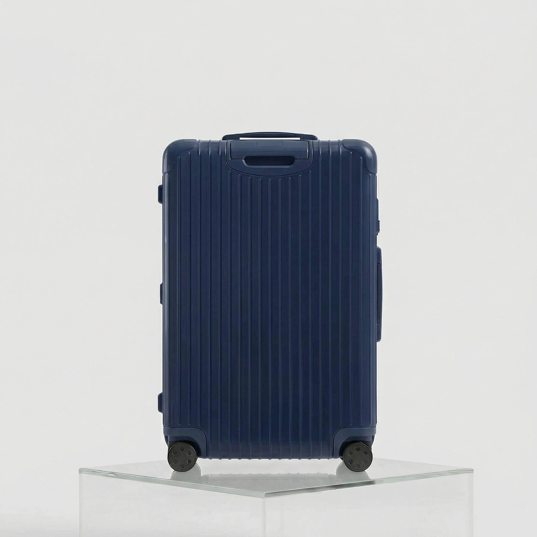 Rimowa Essential Check In L, Matte Blue, Studio, Back