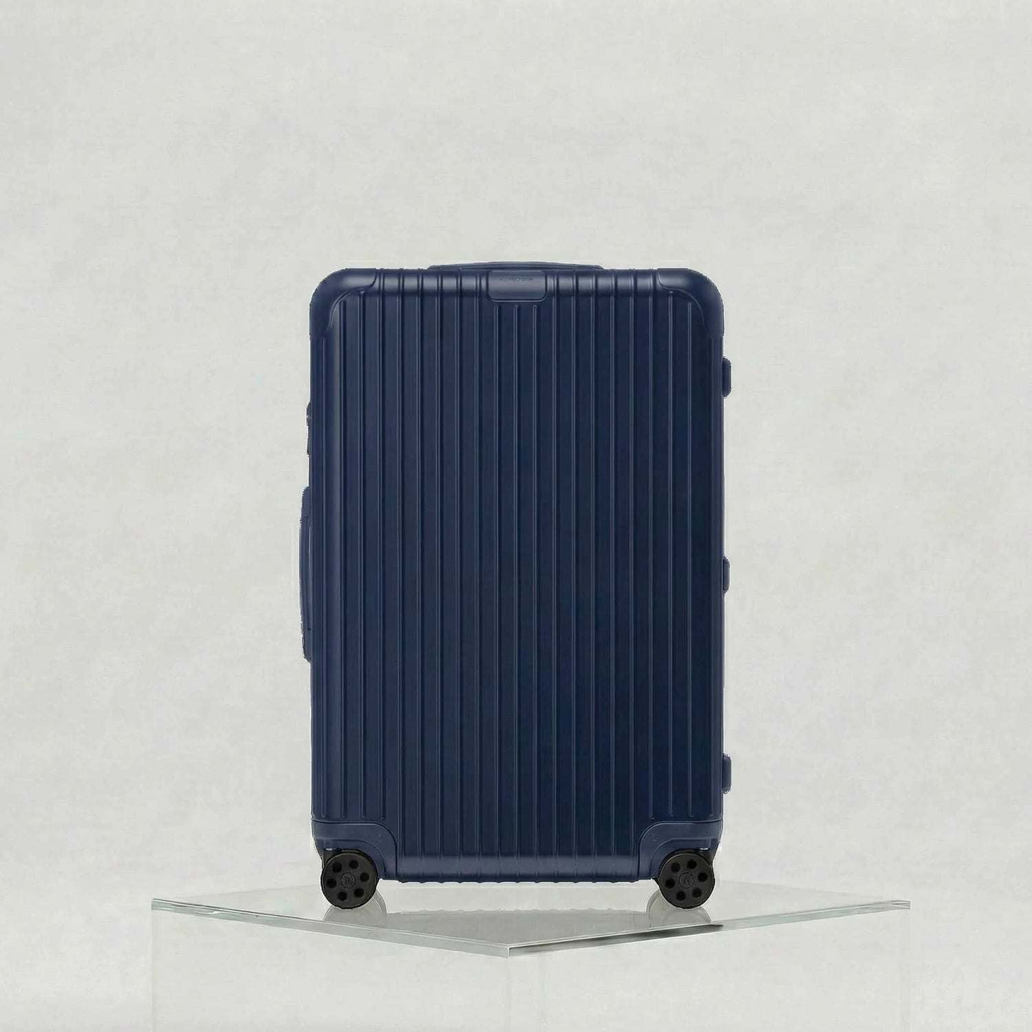 Rimowa Essential Check In L, Matte Blue, Studio, Front