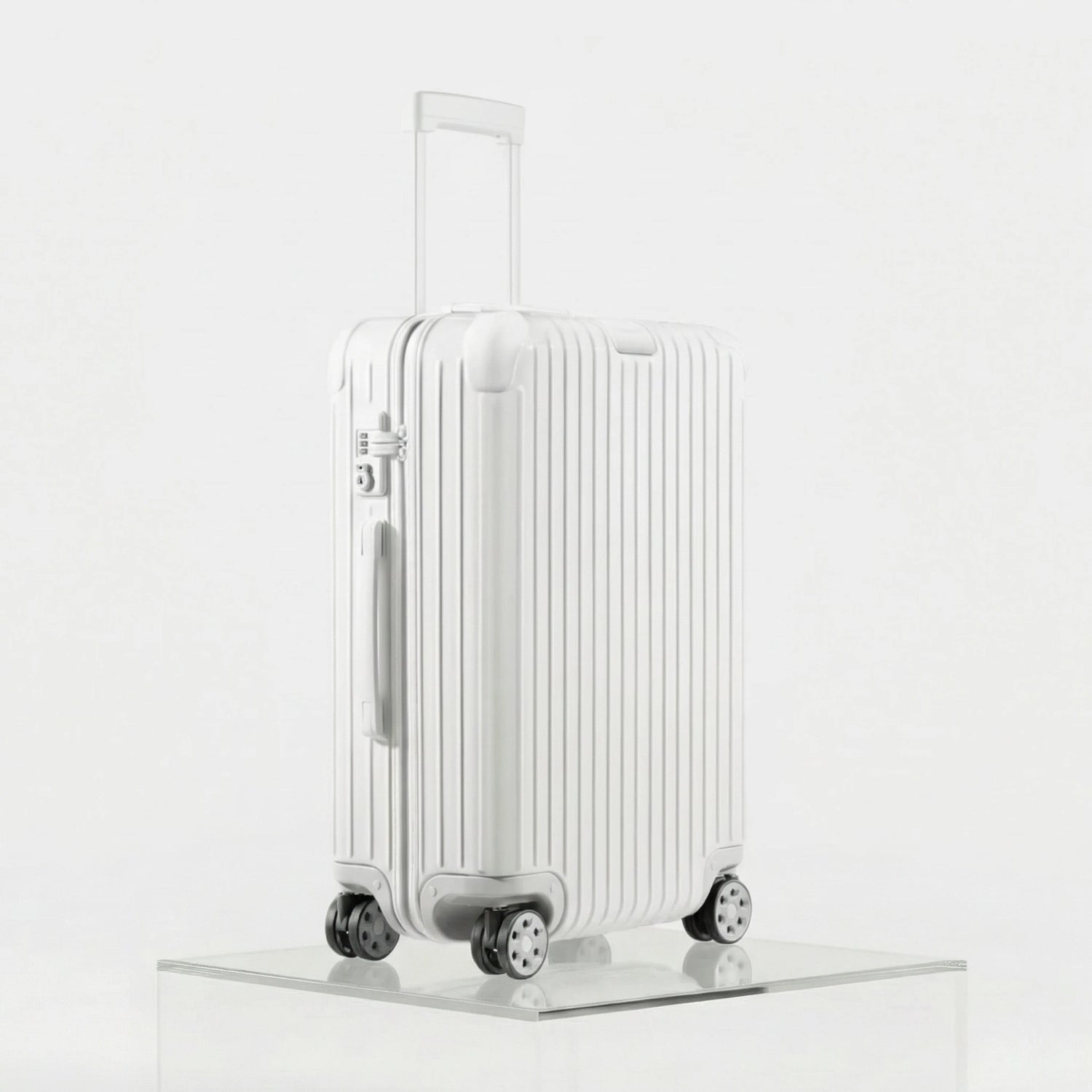 Rimowa Essential Check-In M, Gloss White, Side
