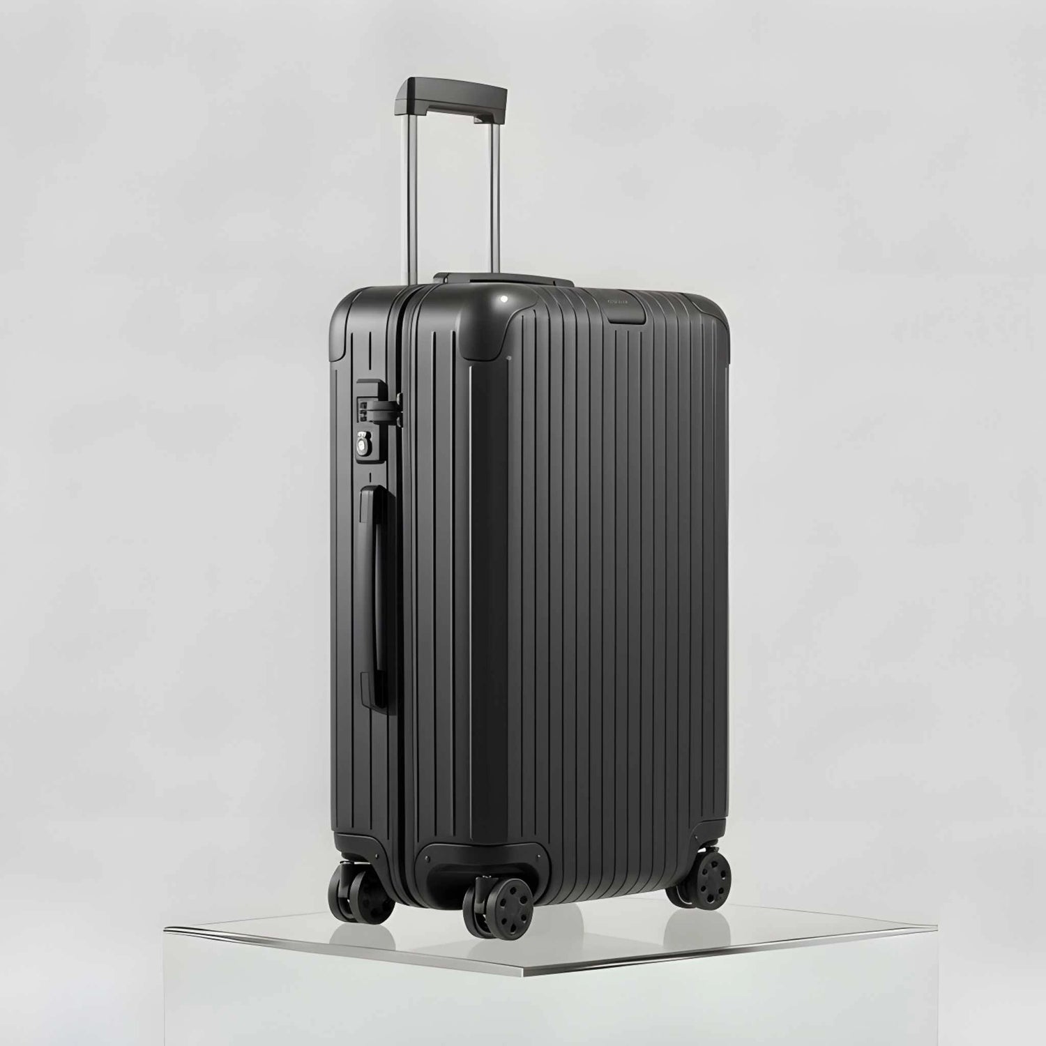 Rimowa Essential Check In M Matte Black, Side, Studio