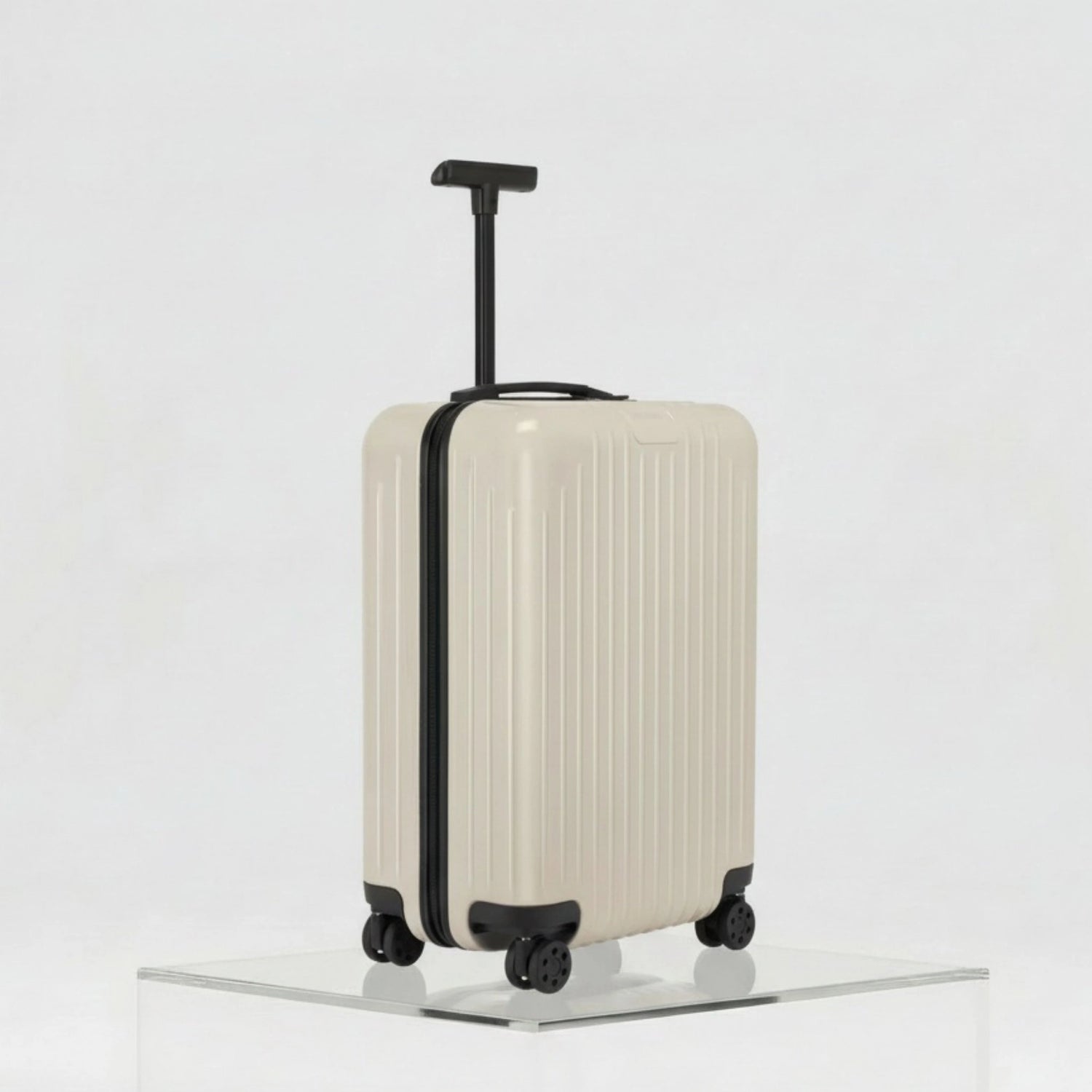 Rimowa Essential Lite Cabin, Ivory, Side, Studio