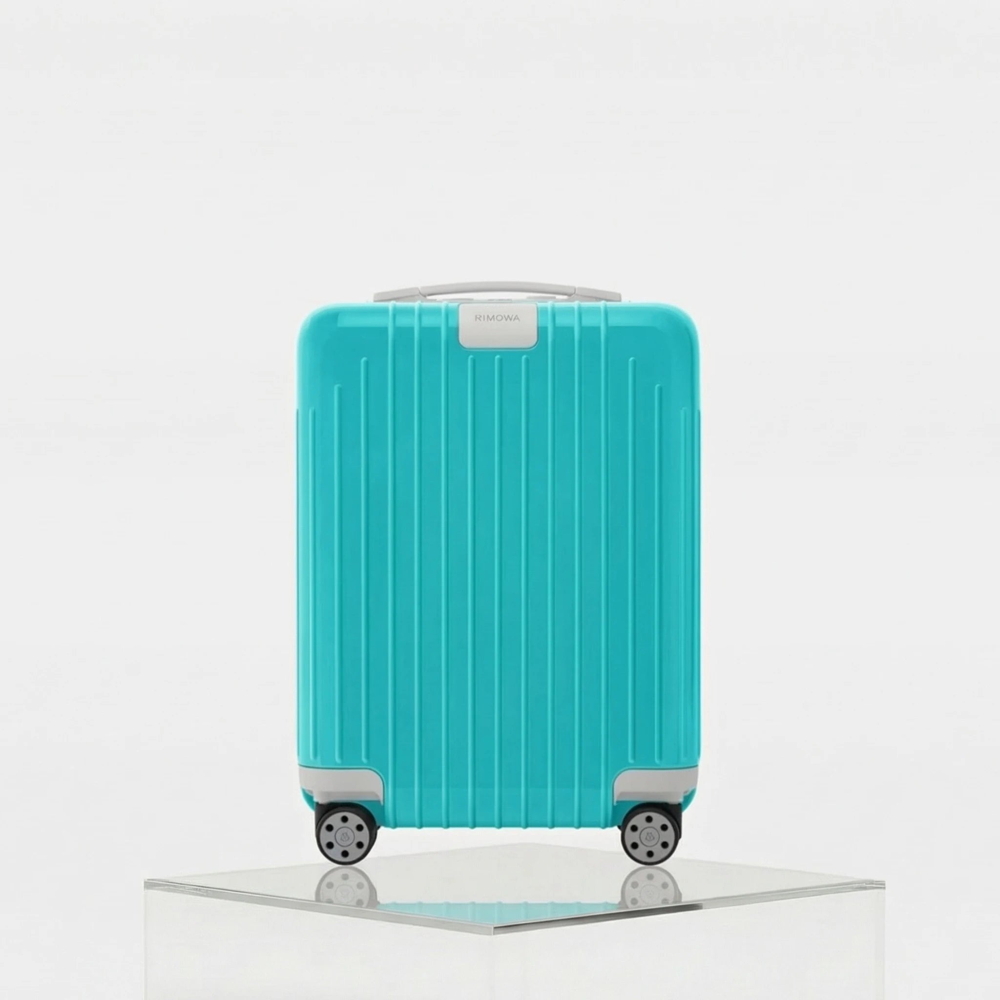 Rimowa Essential Lite Cabin U Kids Edition, Scuba Blue, Front, Studio