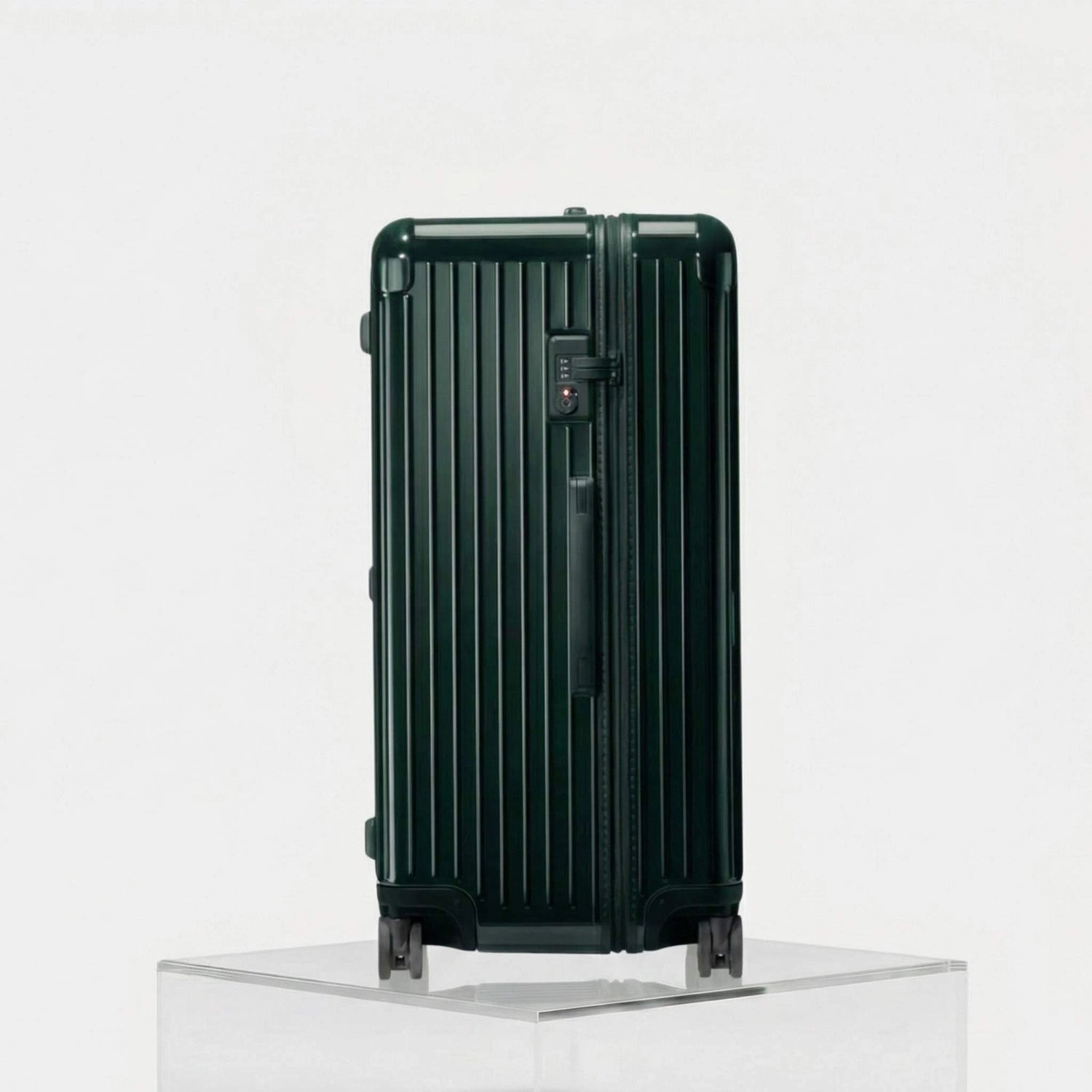 Rimowa Essential Trunk Plus, Green, Side, Studio