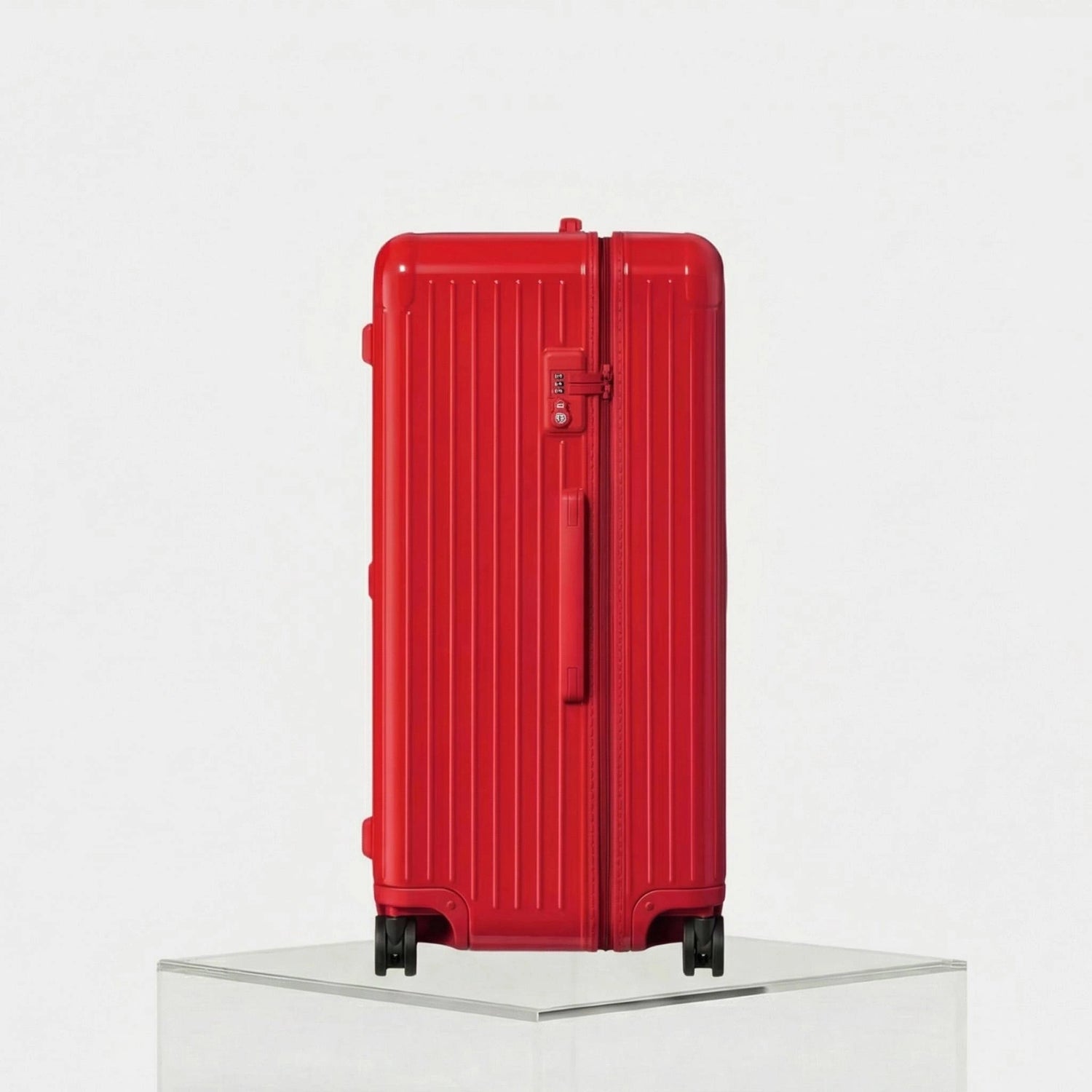 Rimowa Essential Trunk Plus, Red, Studio, Side