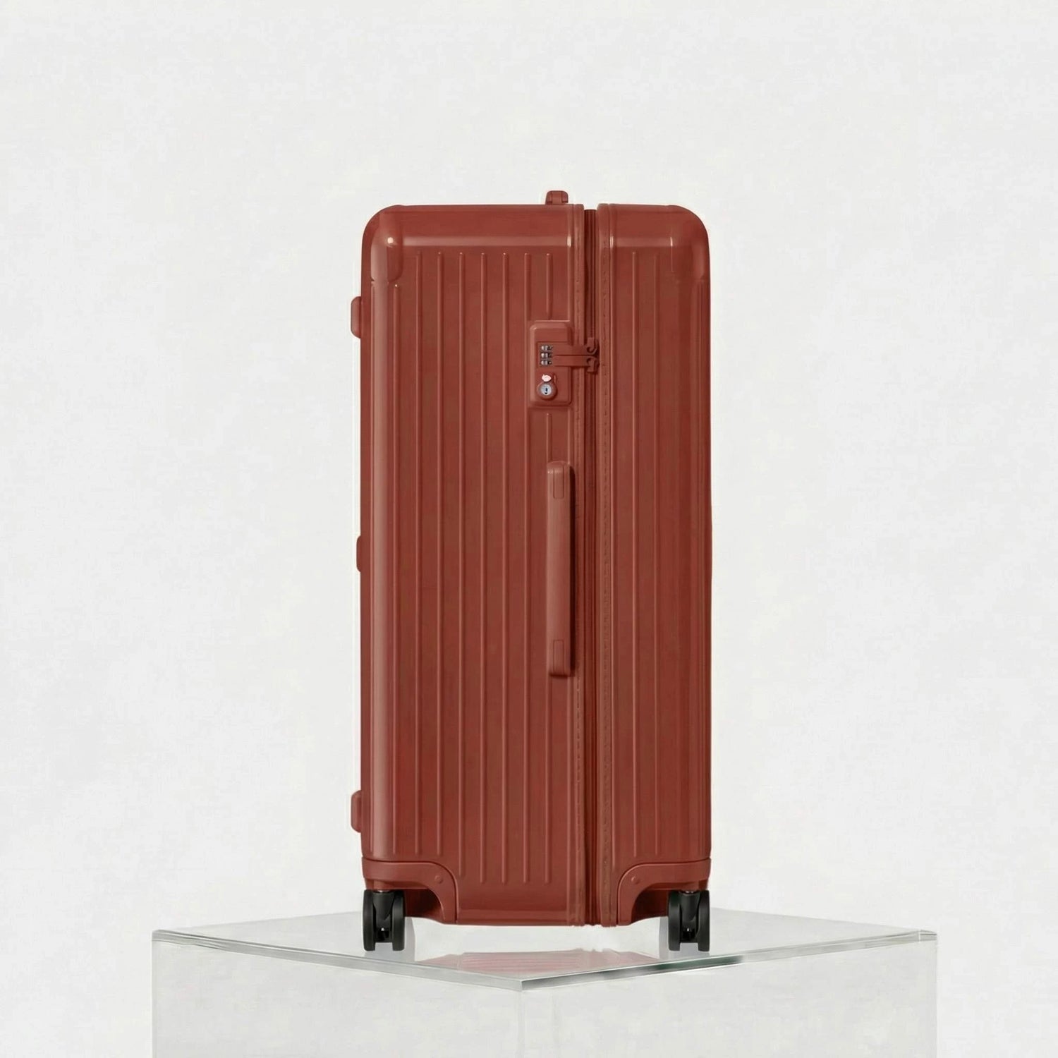Rimowa Essential Trunk Plus, Gloss Terracotted Red, Side