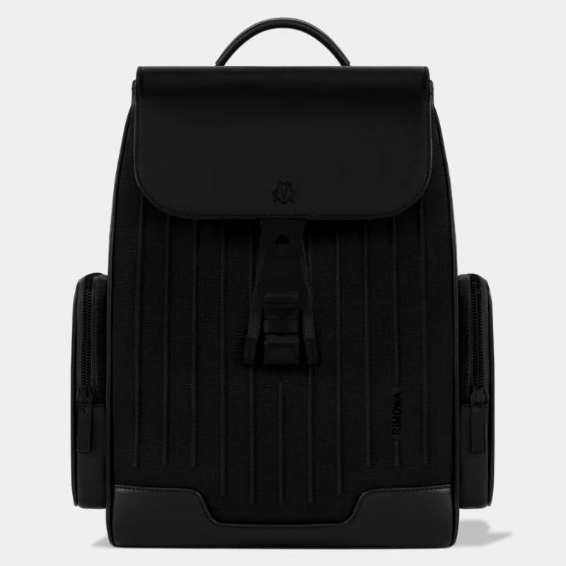 Rimowa Flap Backpack Large Never Still Collection, All Black, Front View